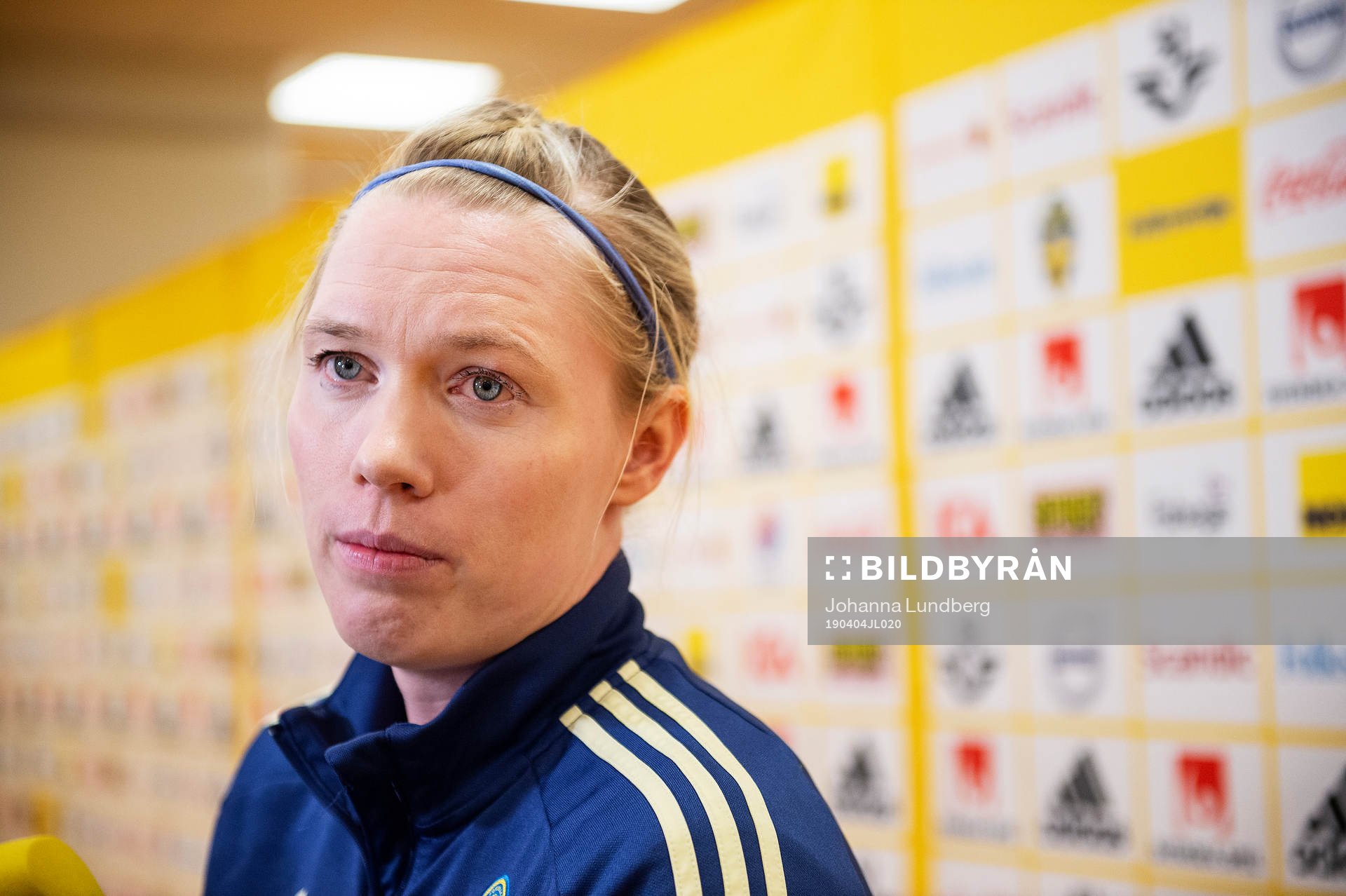 Goalkeeper Hedvig Lindahl of the Swedish women national