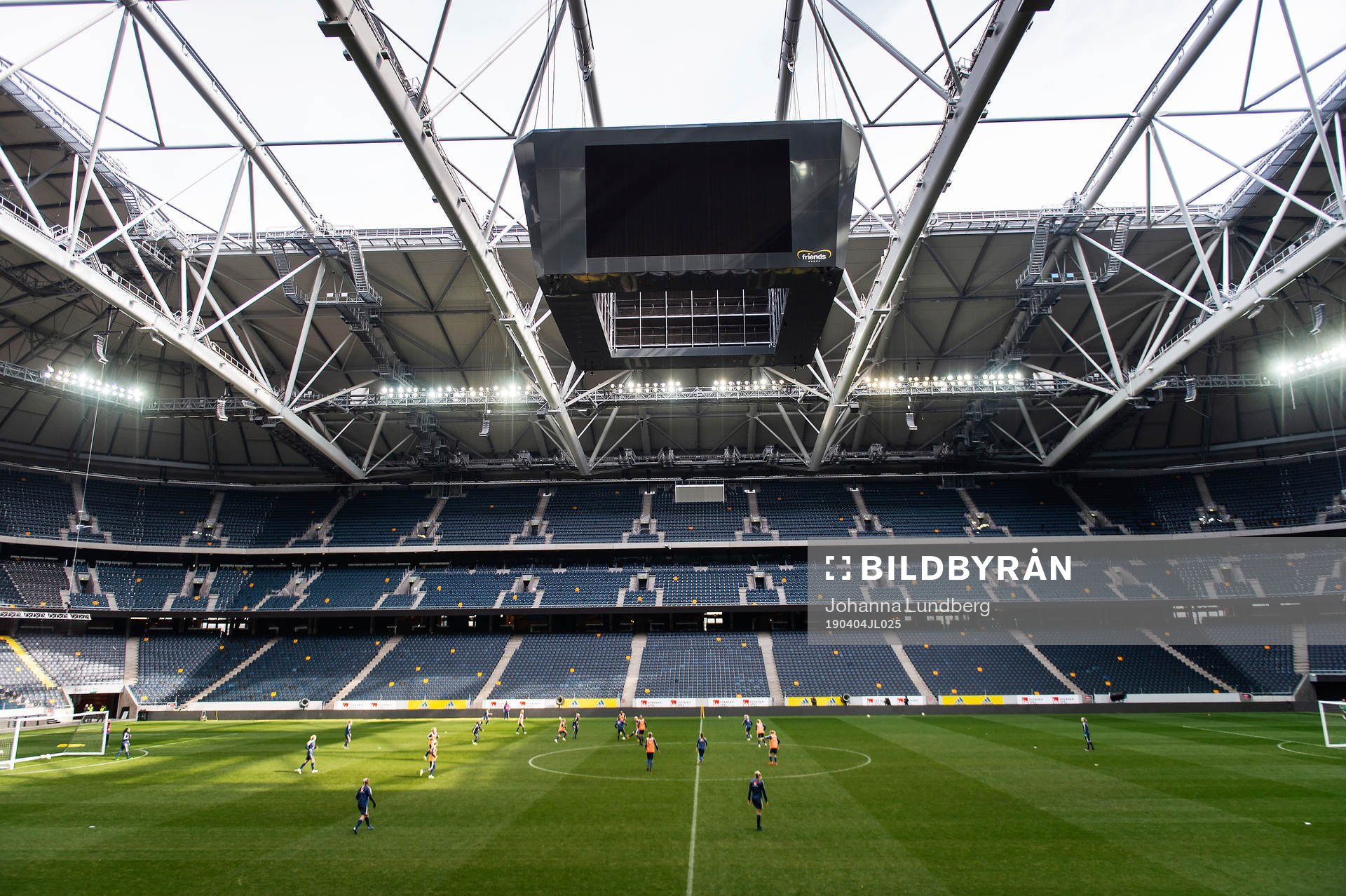 General view of Friends arena