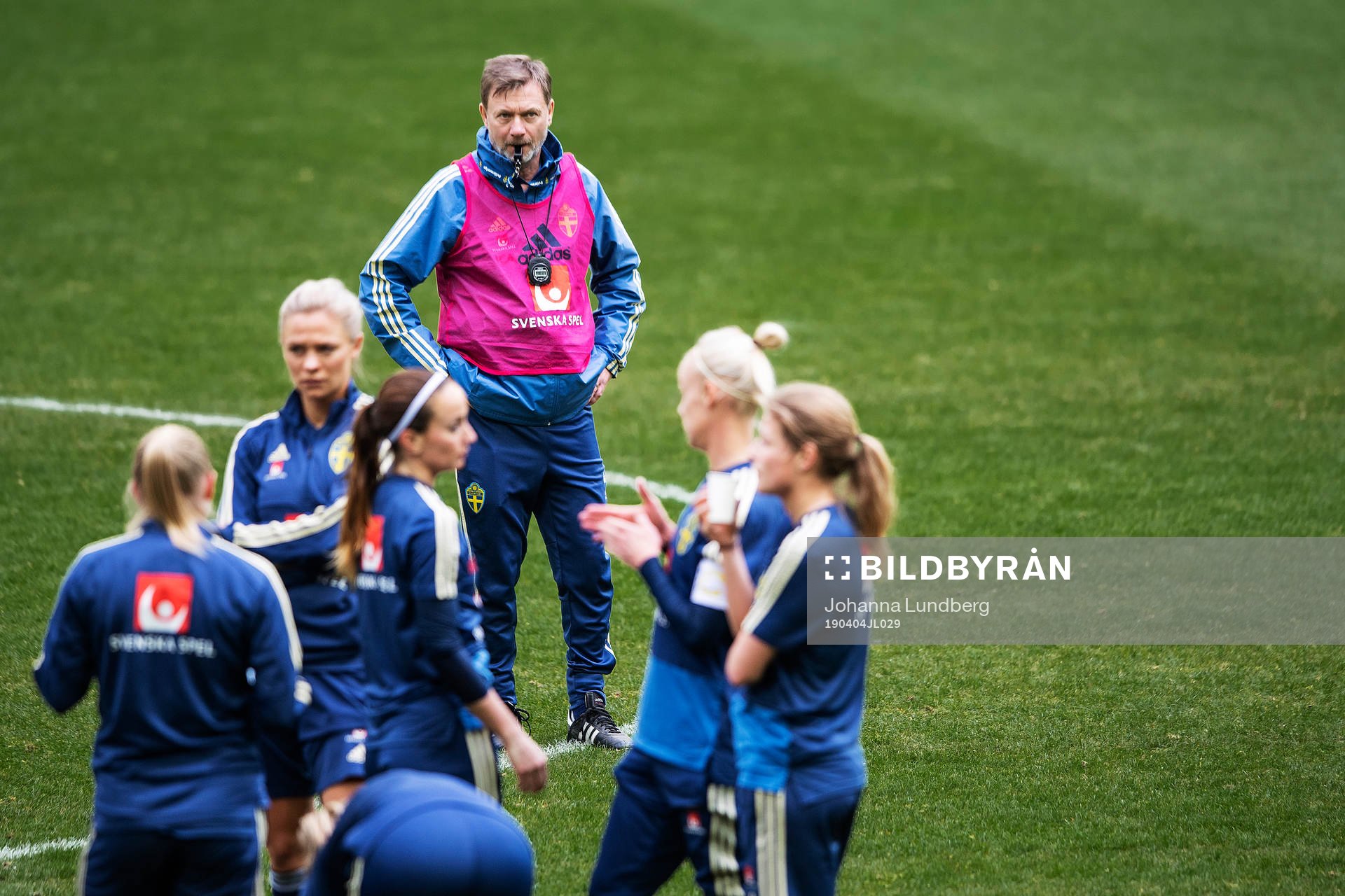 Peter Gerhardsson, head coach of the Swedish women national