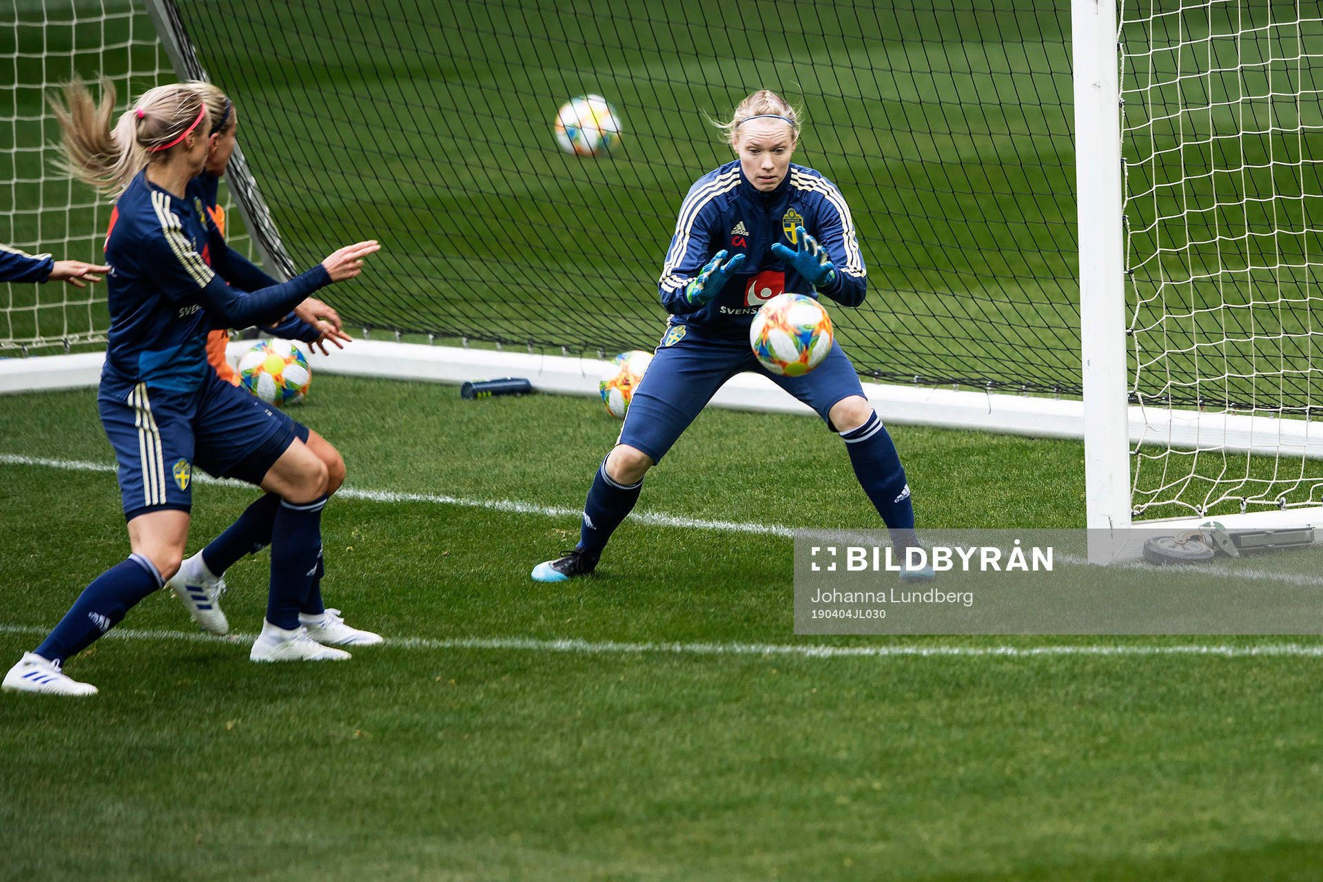 Hedvig Lindahl of the Swedish women national football team
