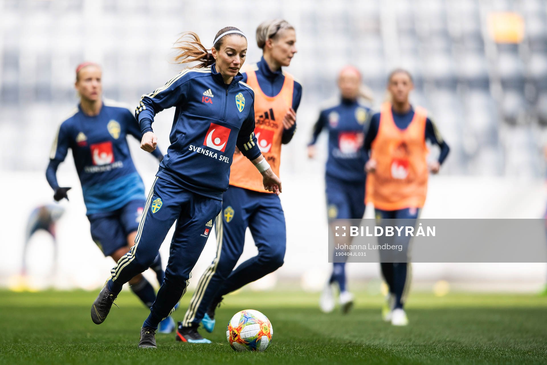 Kosovare Asllani of the Swedish women national football team