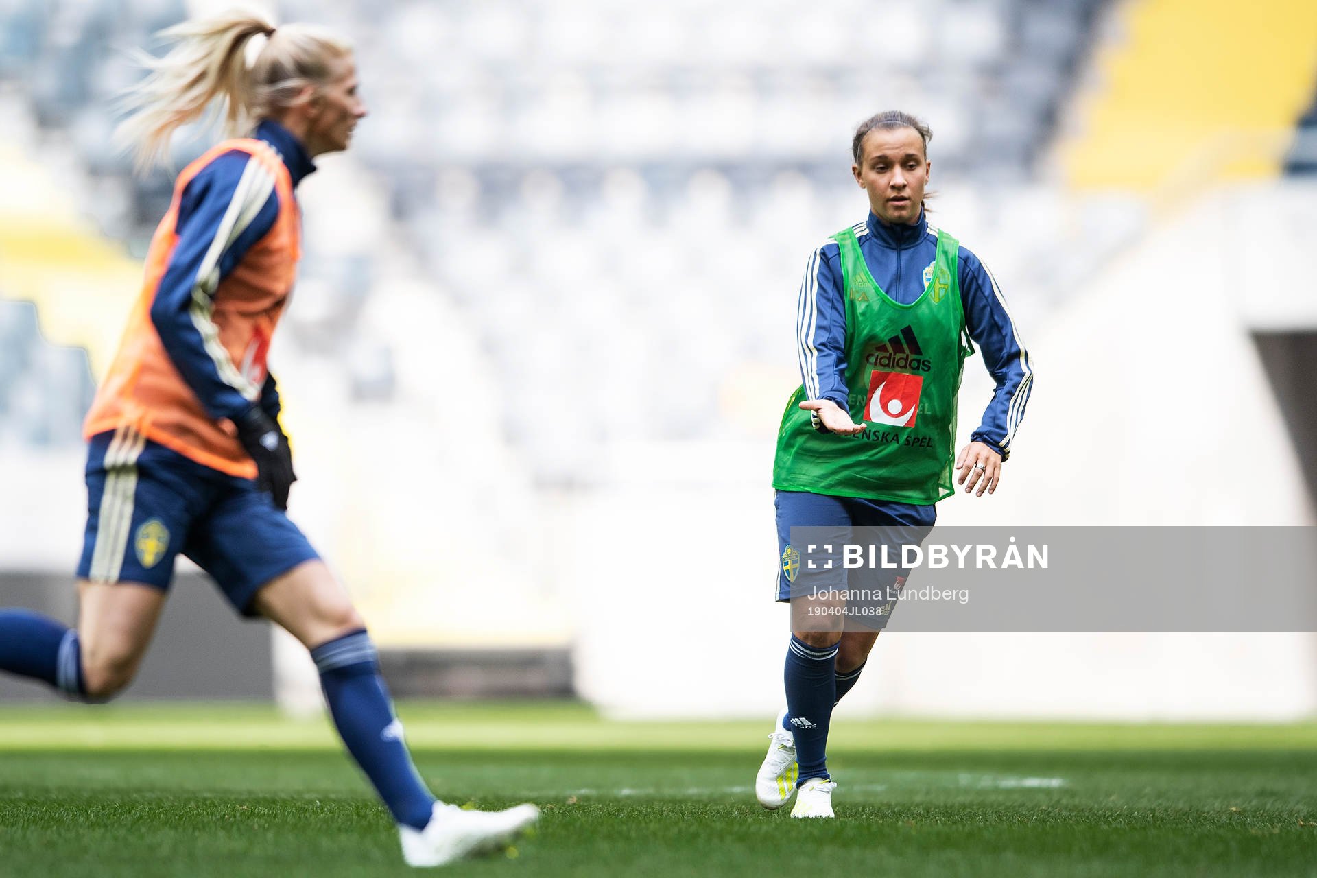 Julia Zigiotti of the Swedish women national football team