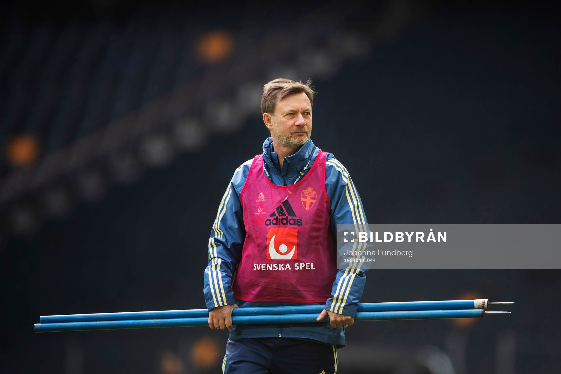 Peter Gerhardsson, head coach of the Swedish women national