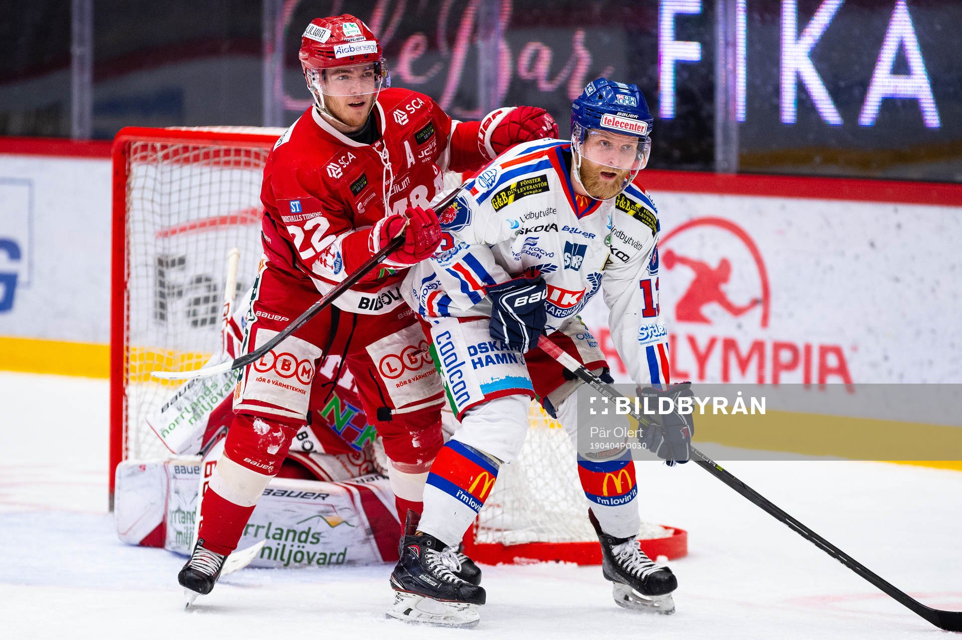 Timrås Emil Berglund och Oskarshamns Matias Sointu