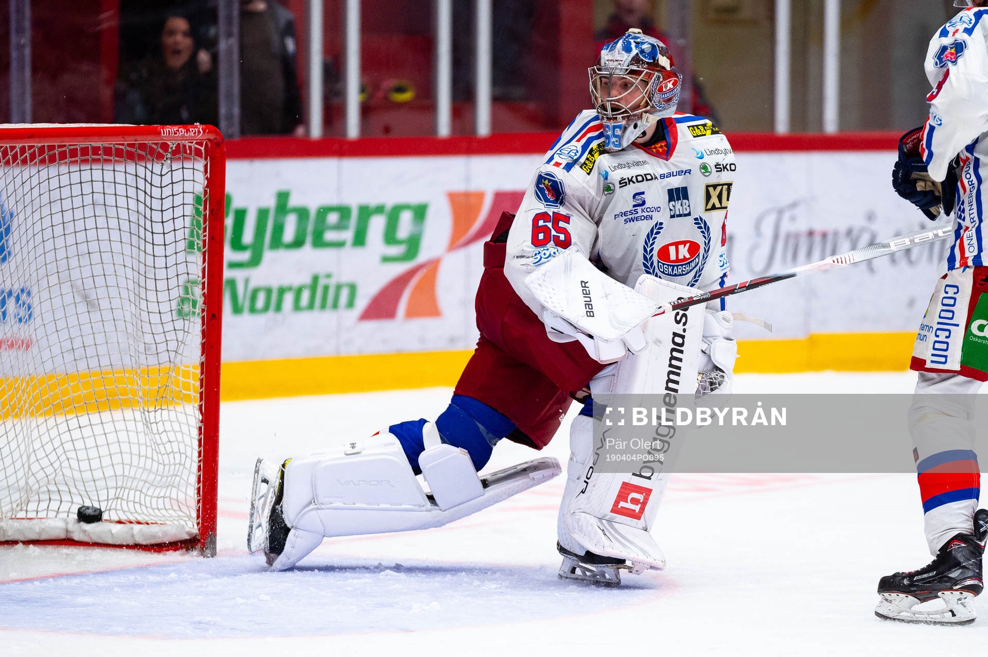 Oskarshamns målvakt Christoffer Rifalk släpper in 3-1