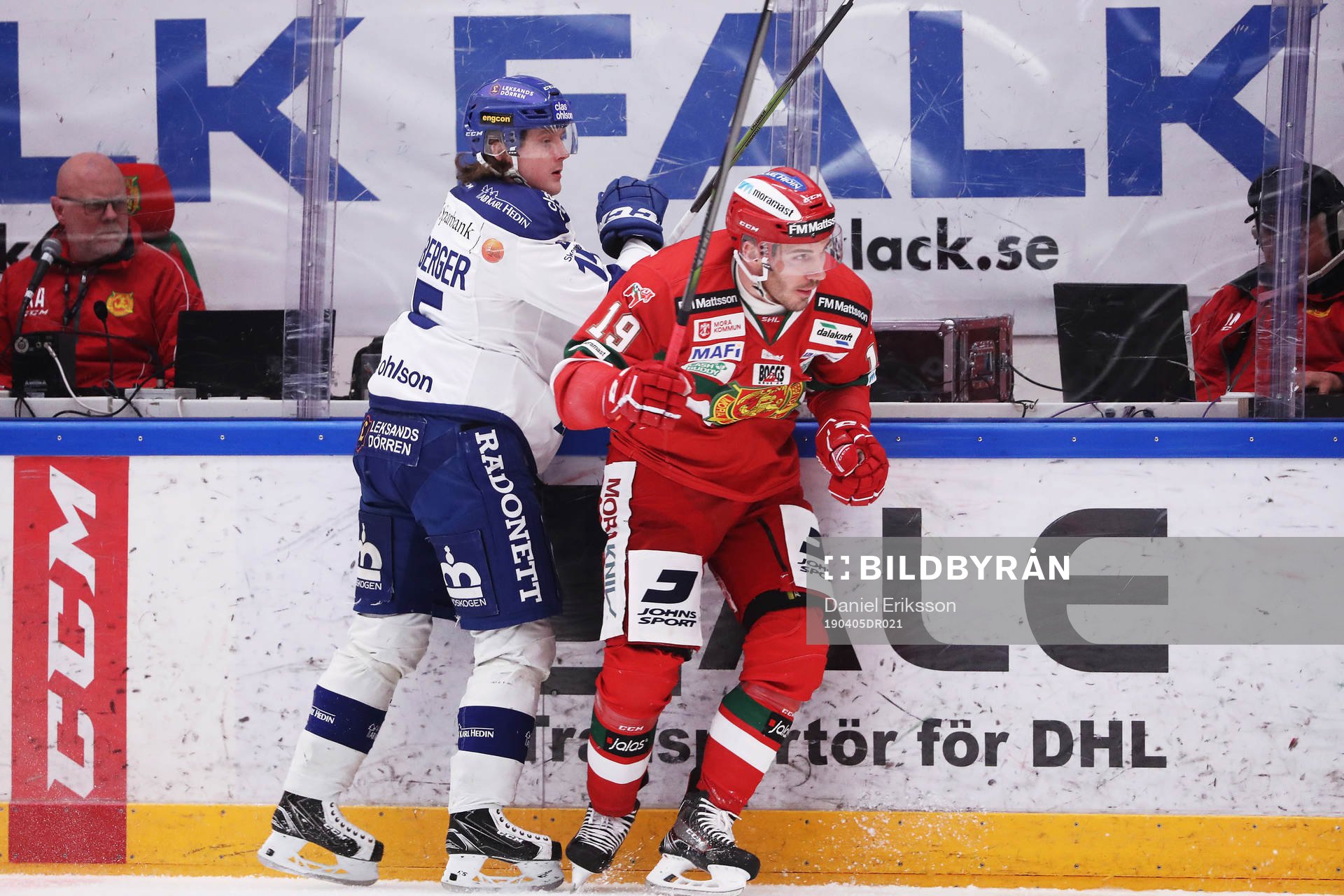 Leksands Johan Porsberger och Moras Matej Galbavy