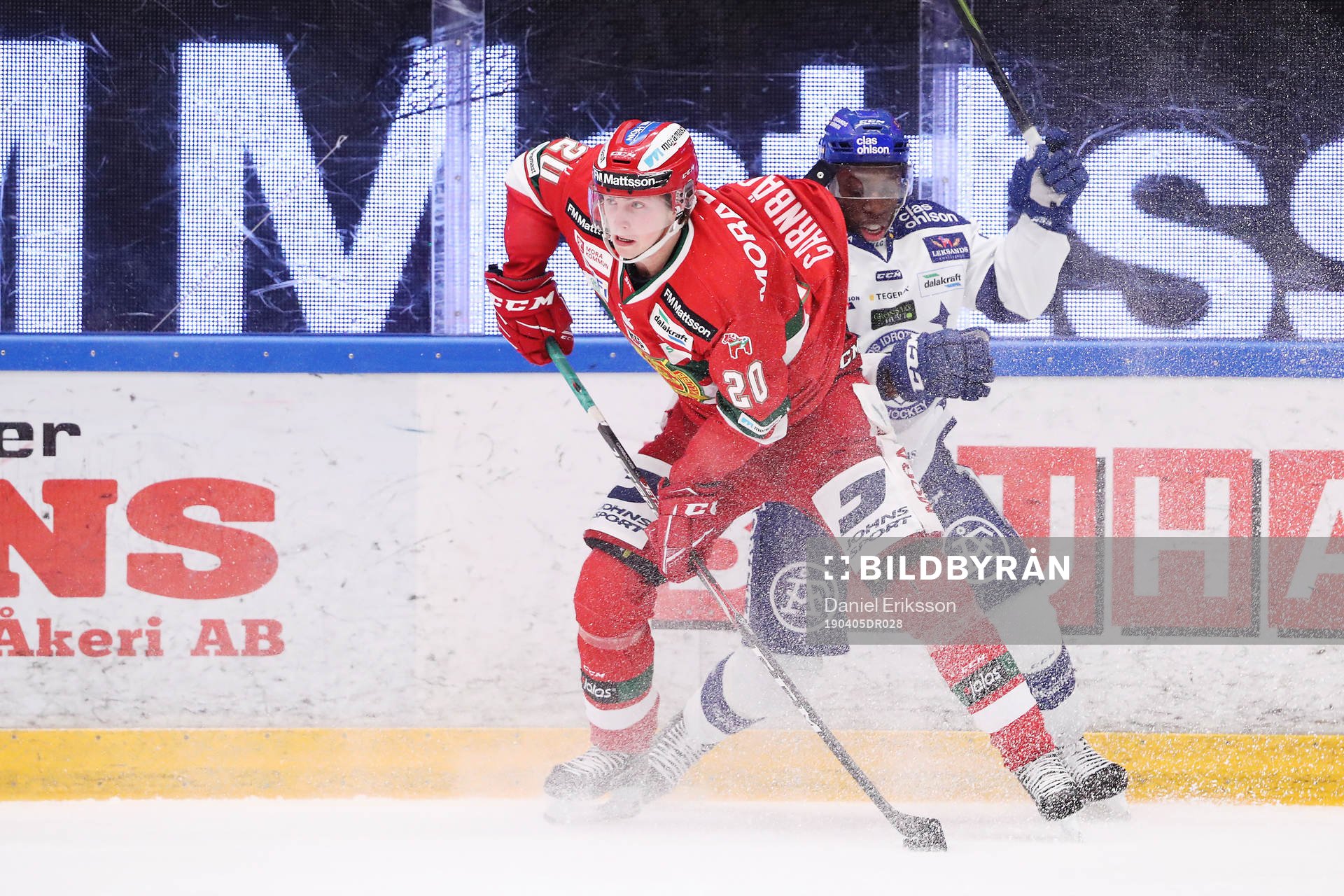 Moras Nils Carnbäck och Leksands Hugo Enock