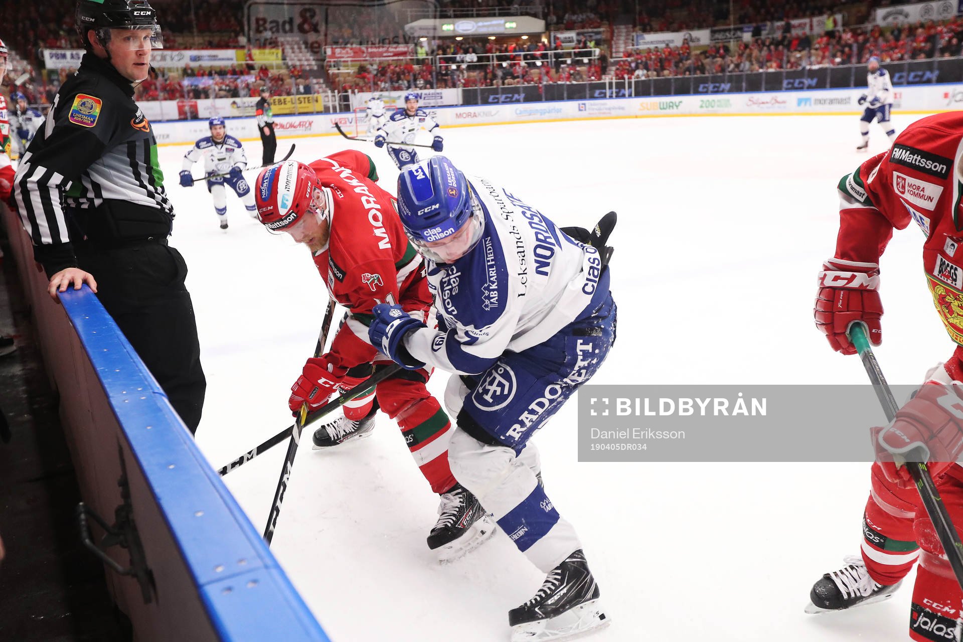 Moras Alexander Hilmerson och Leksands Lucas Nordsäter