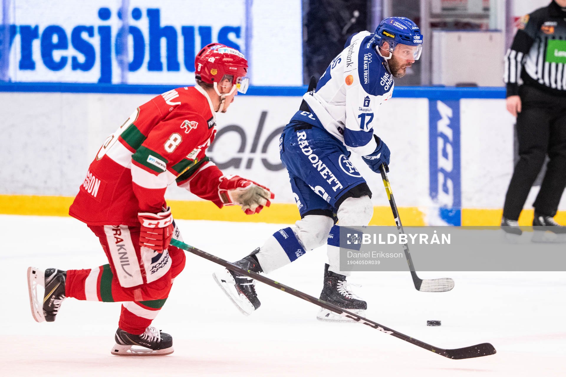Moras Robin Johansson och Leksands Jesper Ollas