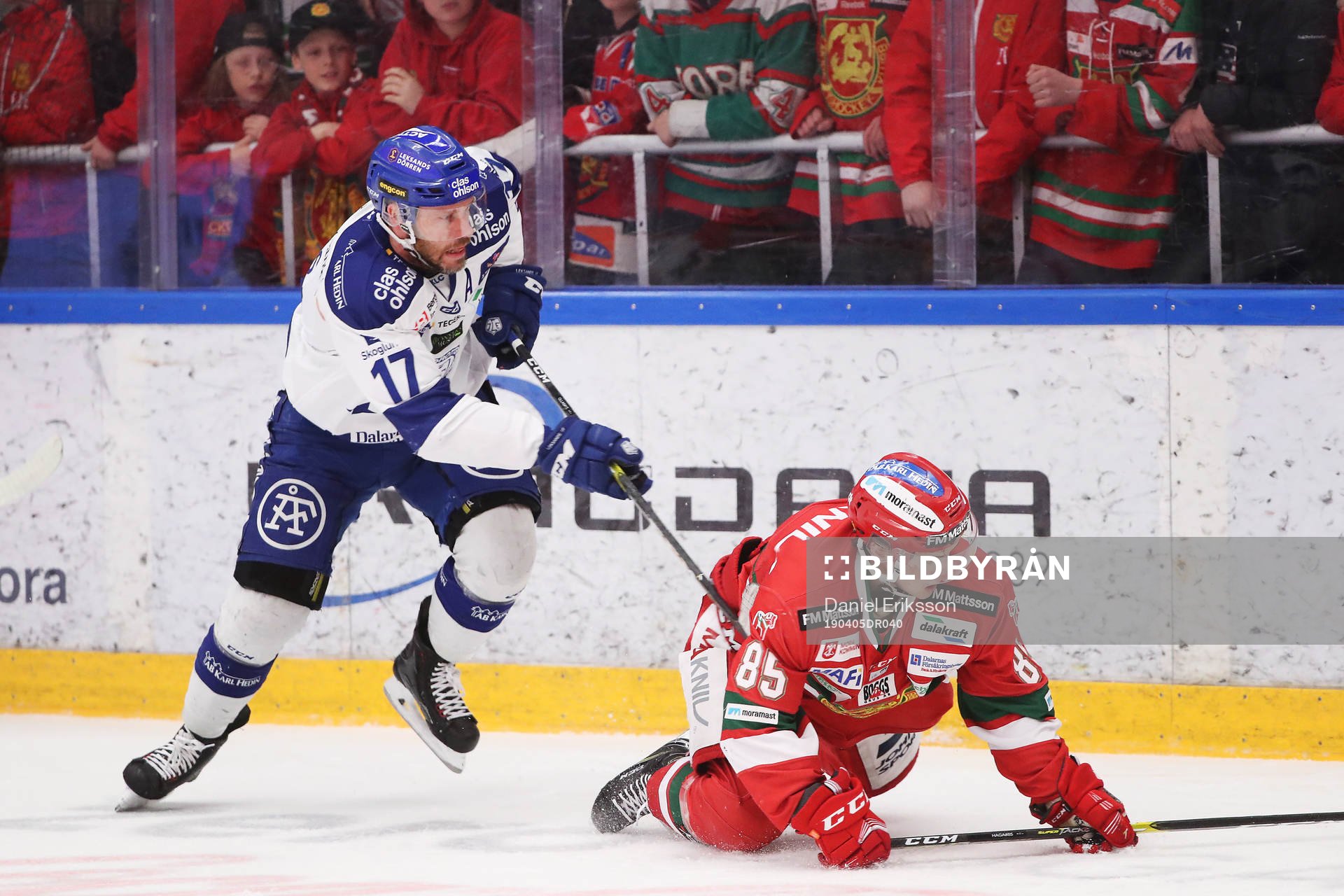 Moras Michael Haga och Leksands Jesper Ollas