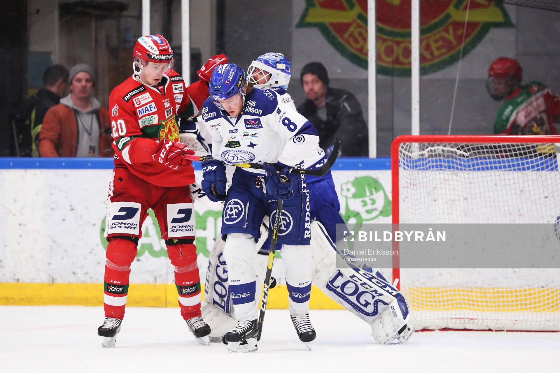 Moras Nils Carnbäck mot Leksands Filip Johansson och