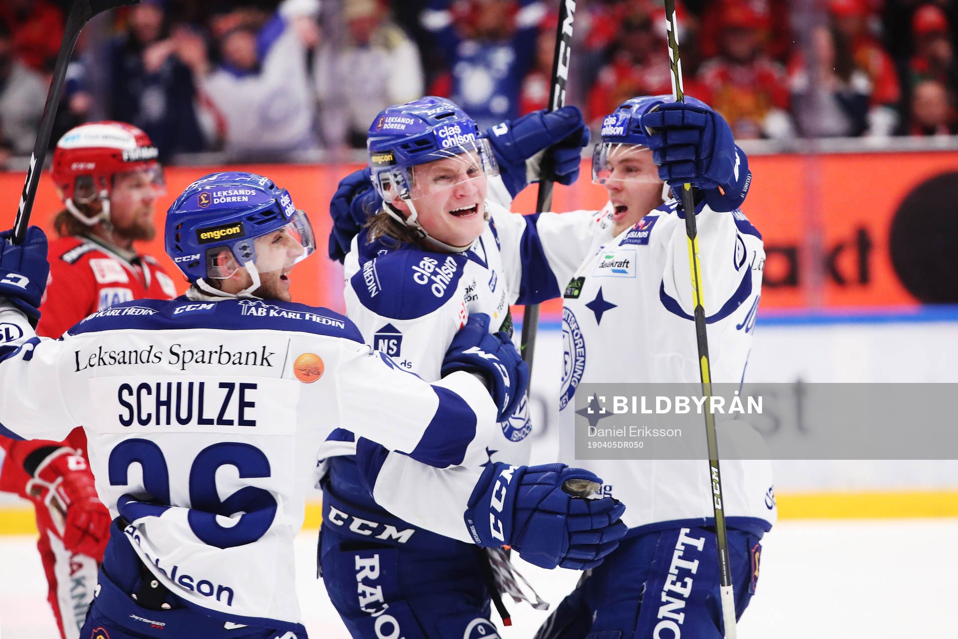Leksands Anton Karlsson jublar