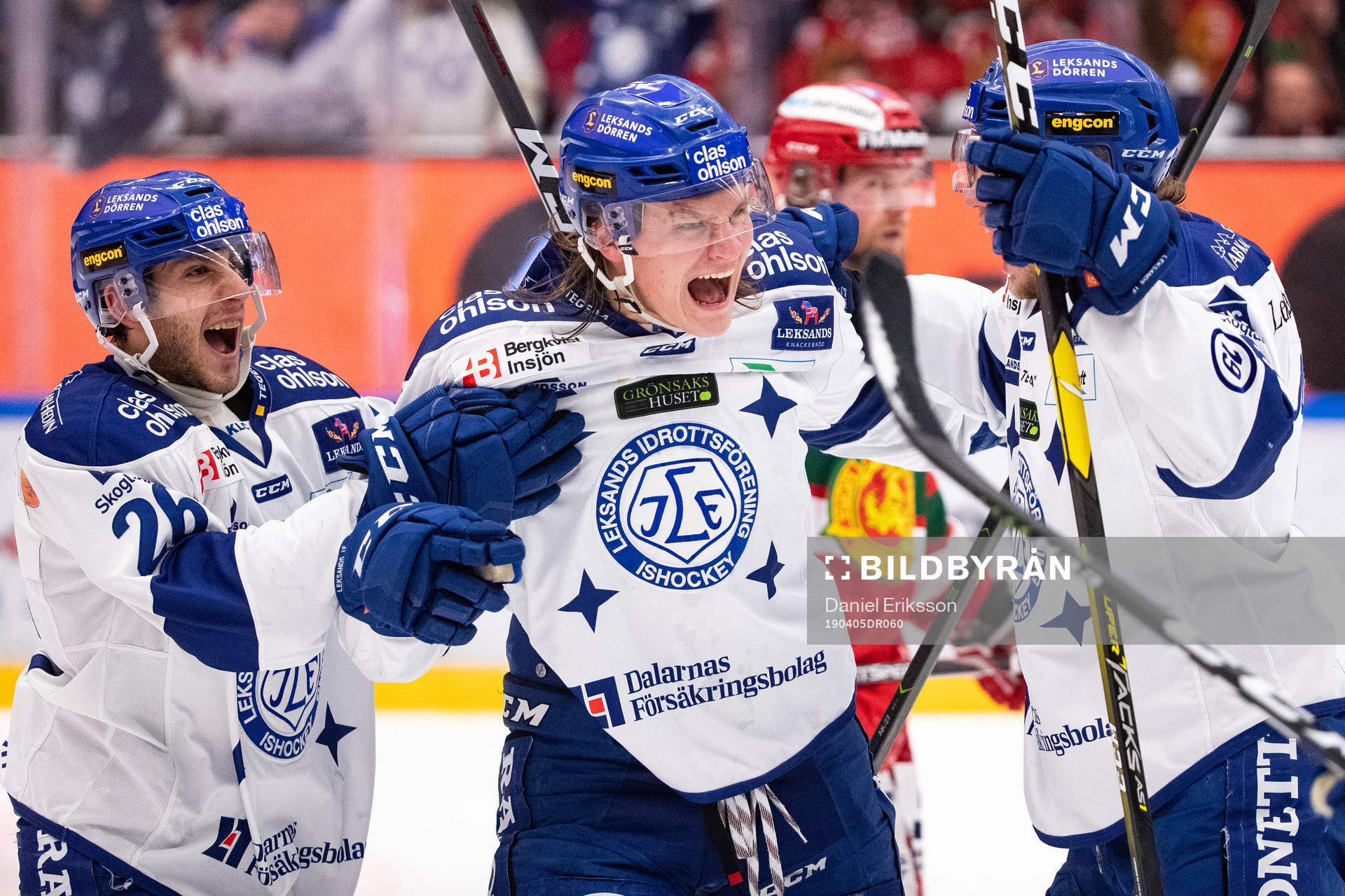 Leksands Anton Karlsson jublar