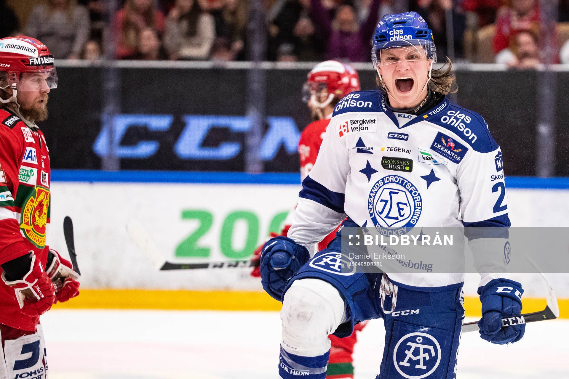 Leksands Anton Karlsson jublar