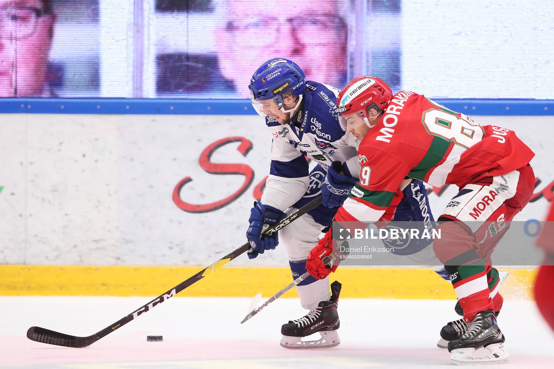 Leksands August Berg och Moras Andrew Rowe