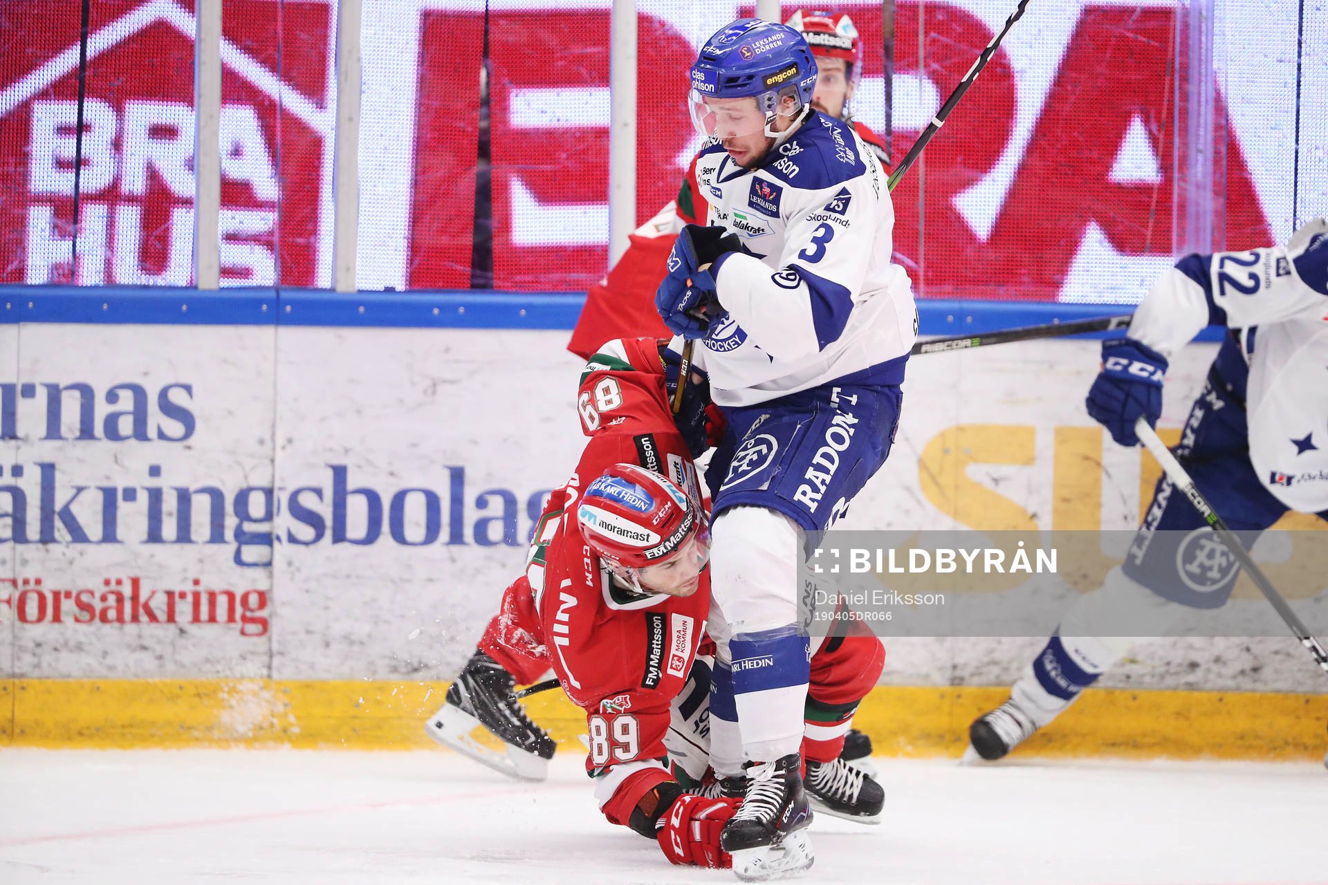 Moras Ryan Johnston och Leksands August Berg