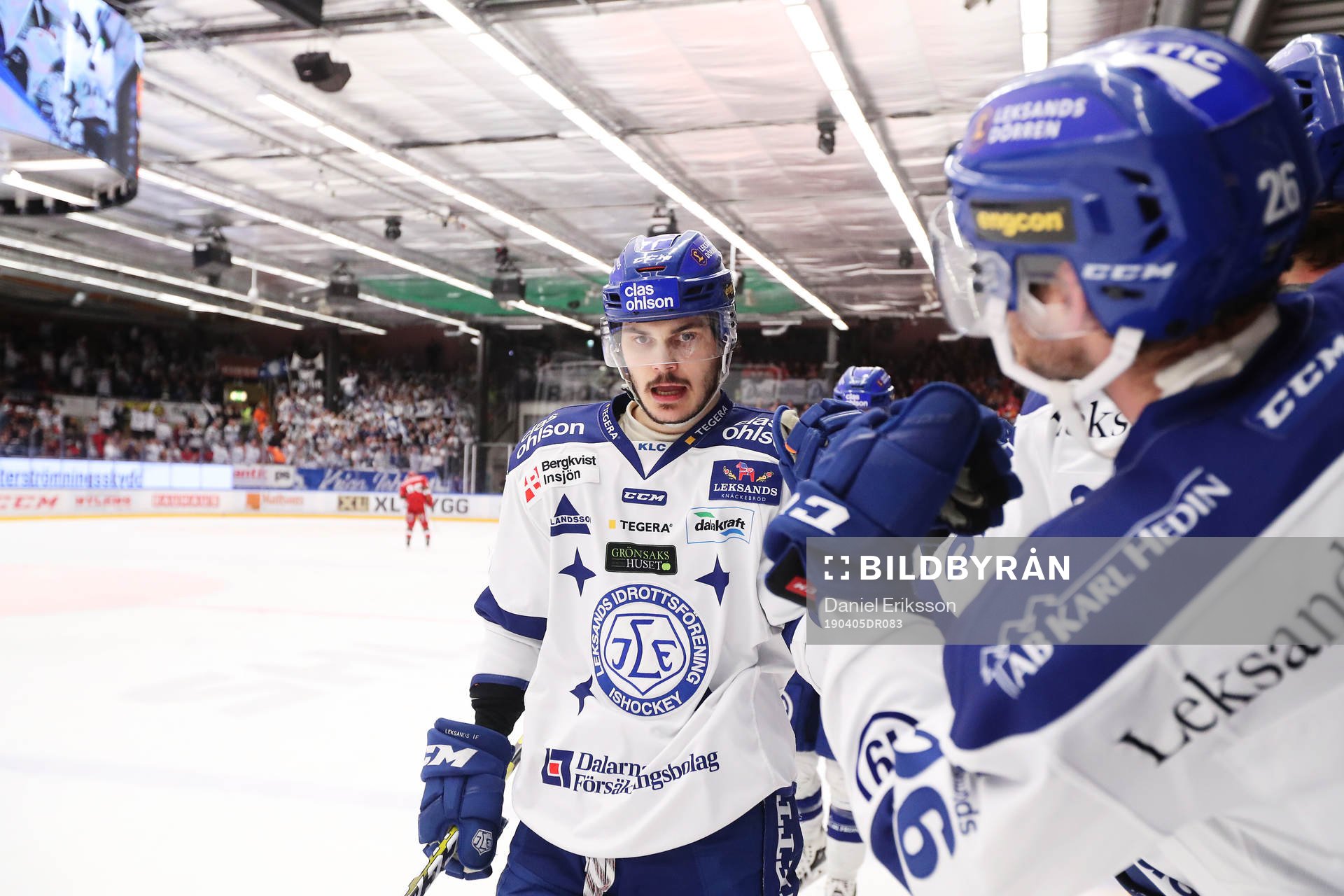 Leksands Thomas Valkvæ Olsen  jublar