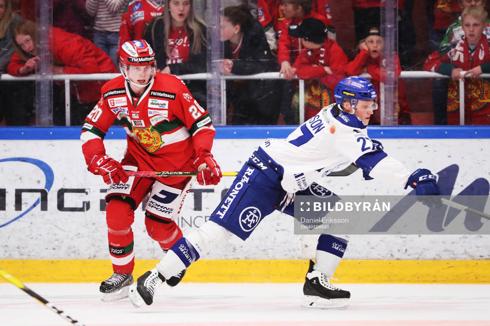 Moras Nils Carnbäck och Leksands Anton Karlsson