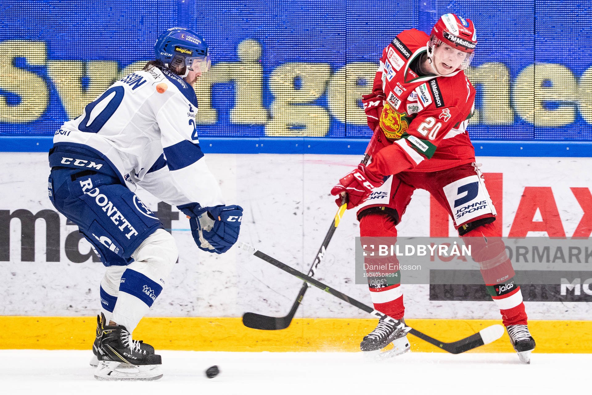 Leksands Mattias Karlsson och Moras Nils Carnbäck