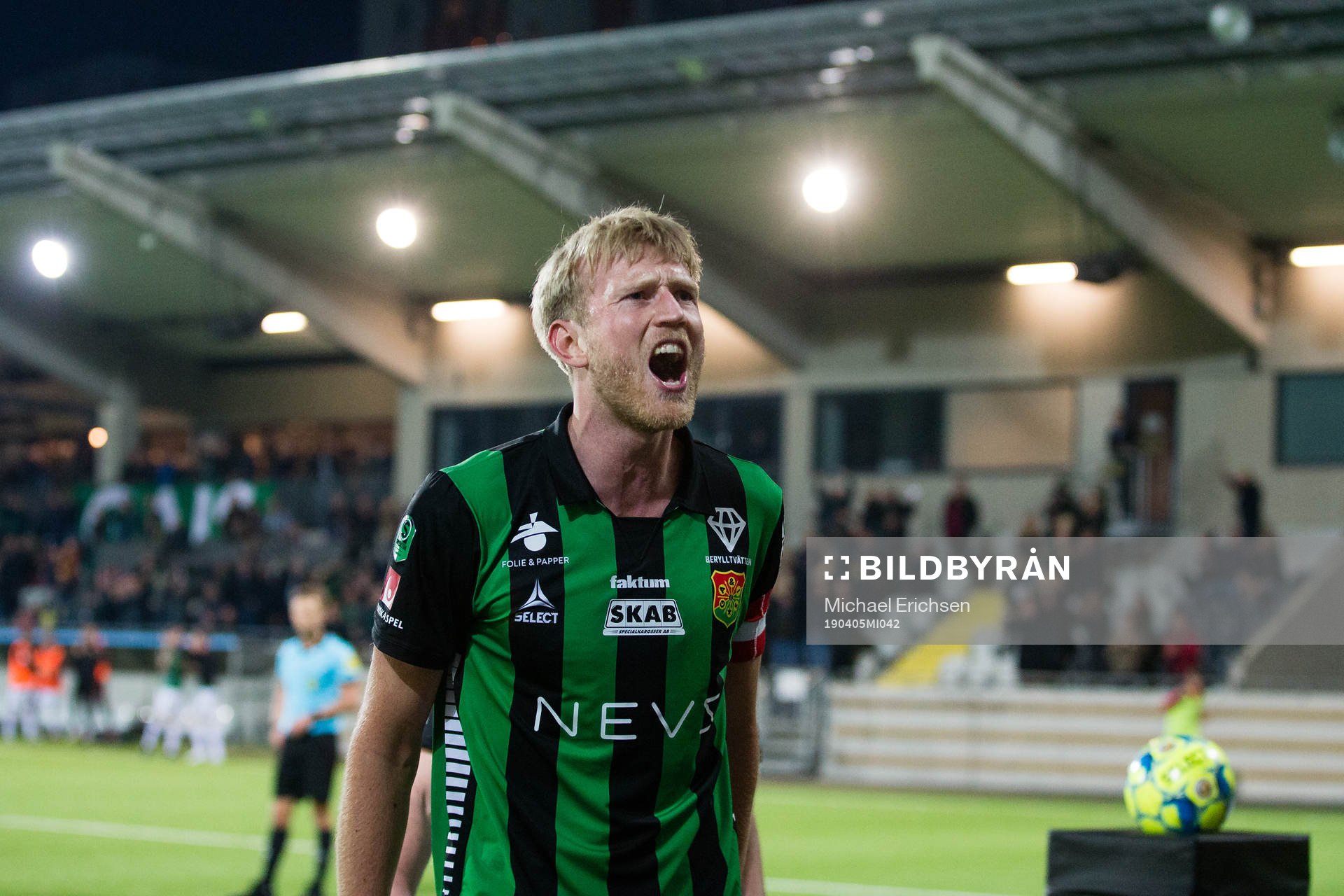 GAIS Carl Elfgren Nyström jublar