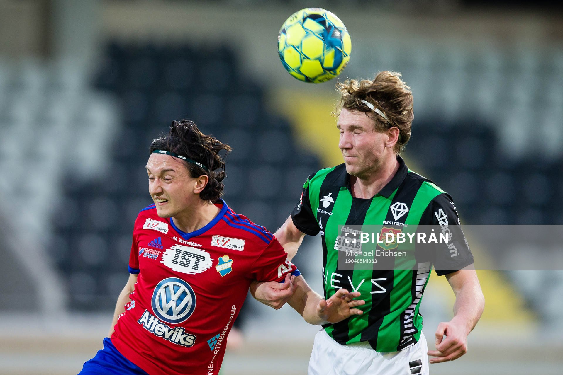 Östers Mattias Pavic  mot GAIS August Wängberg