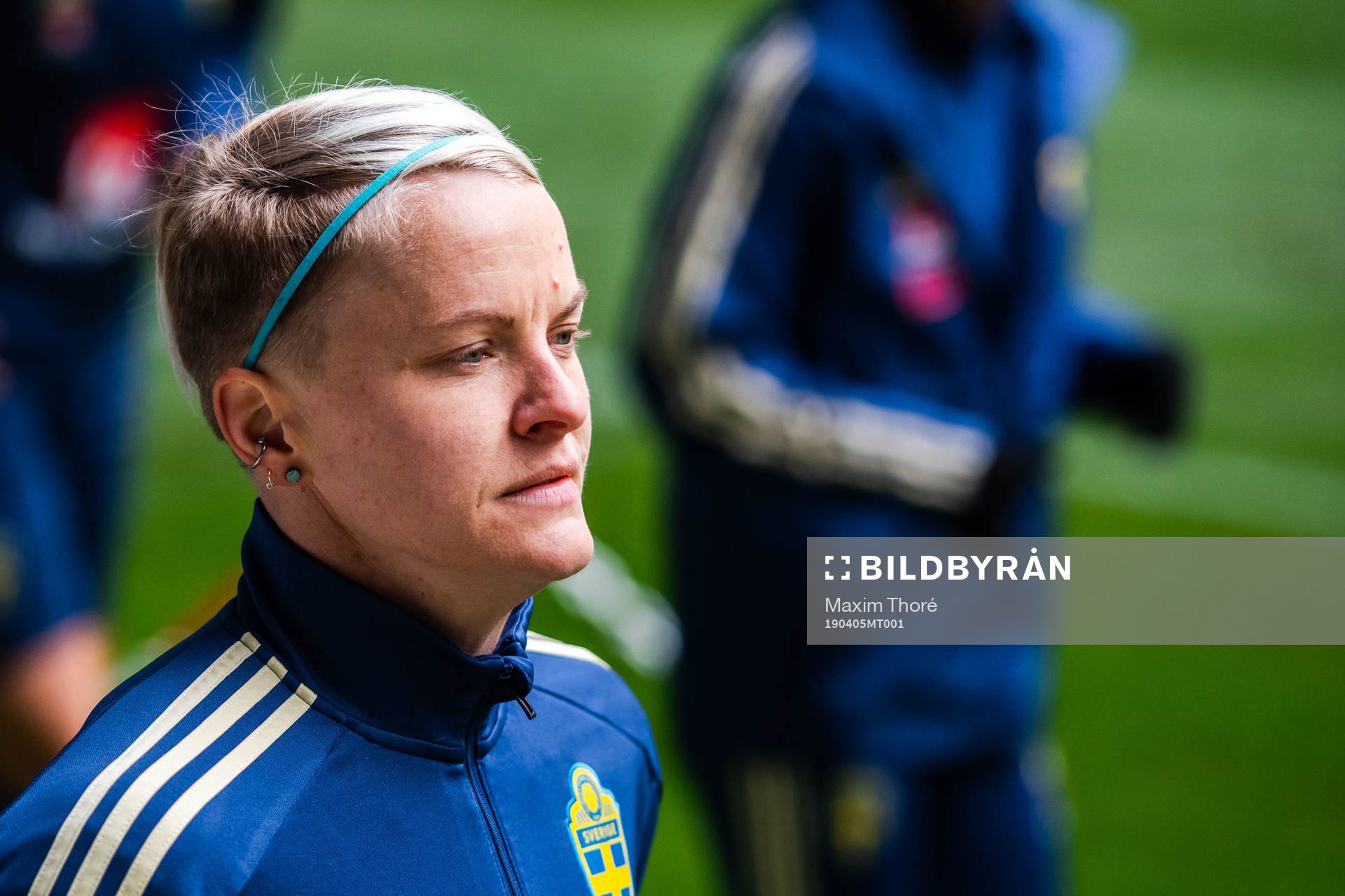 Nilla Fischer of the Swedish women national football team