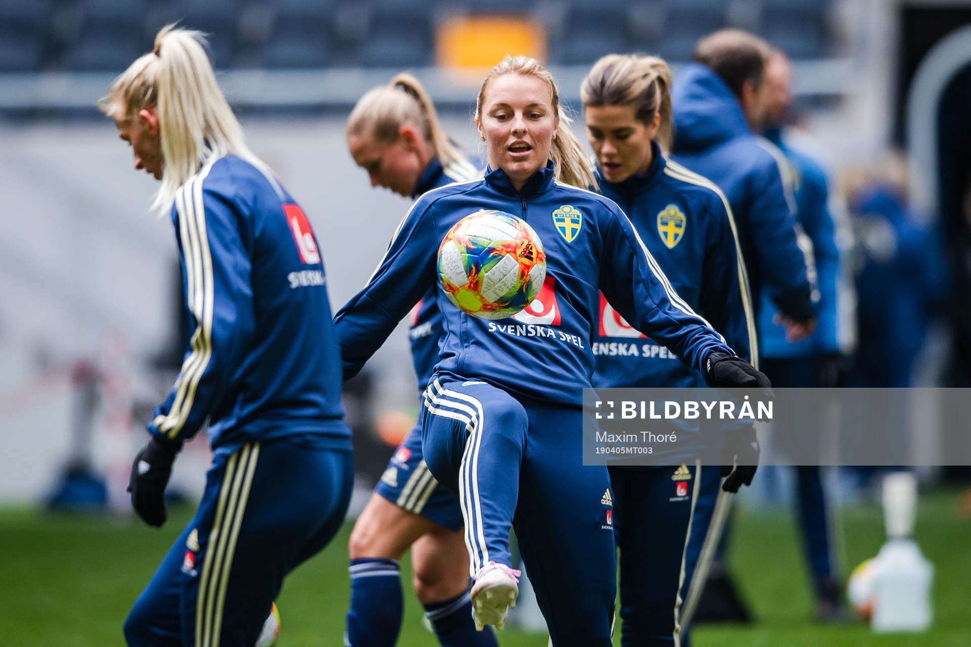 Mimmi Larsson of the Swedish women national football team