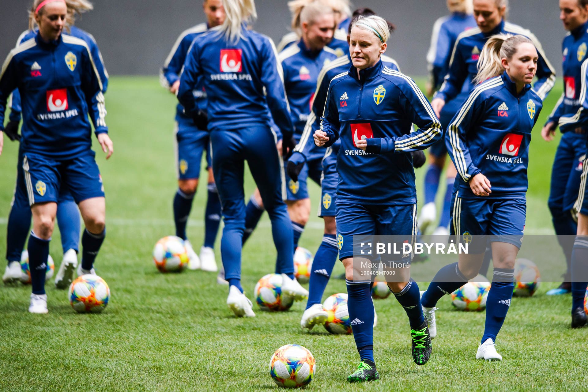 Nilla Fischer of the Swedish women national football team