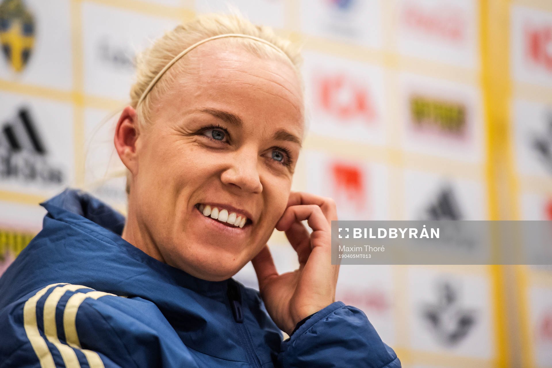 Caroline Seger of the Swedish women national football team