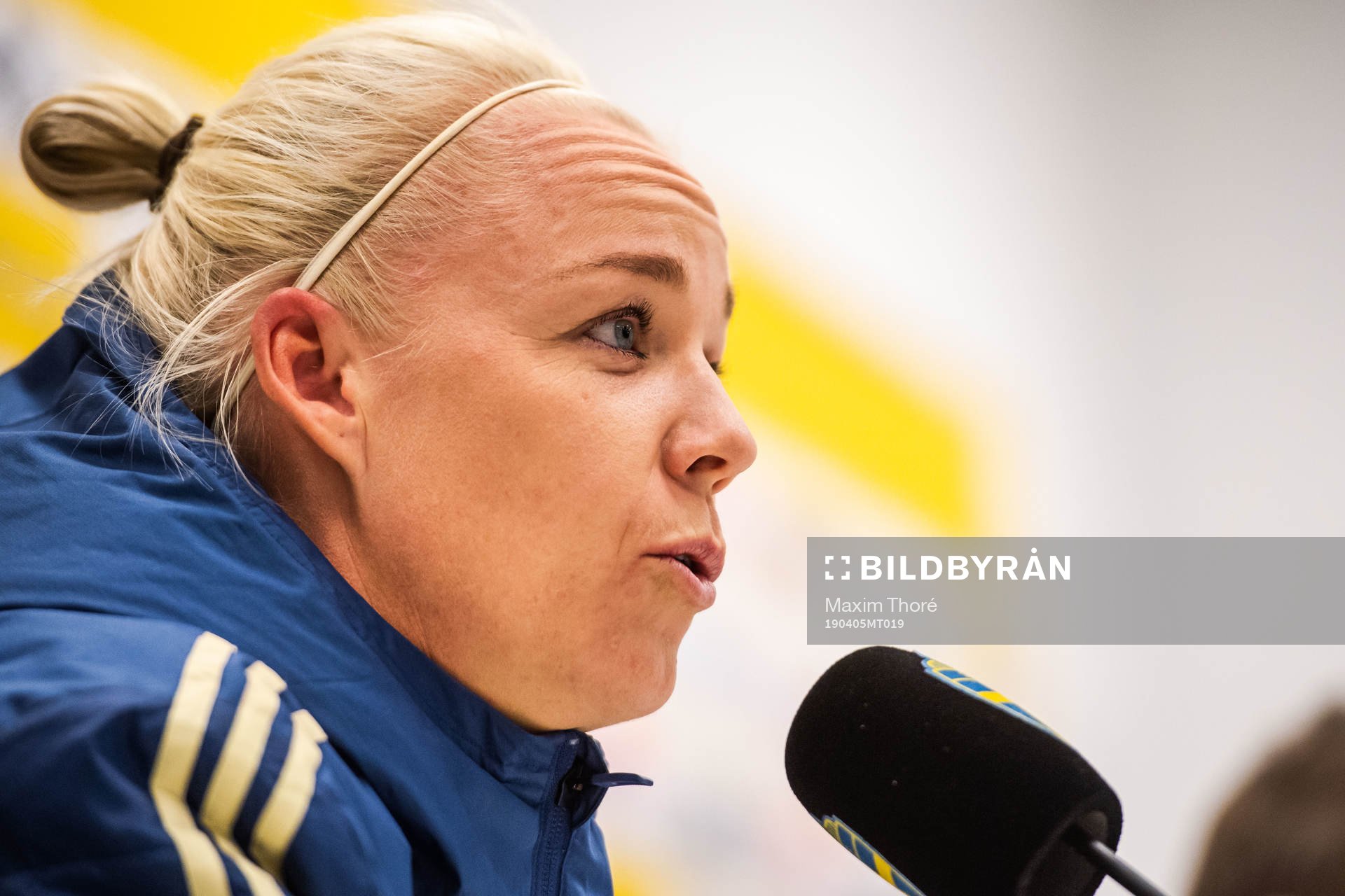Caroline Seger of the Swedish women national football team