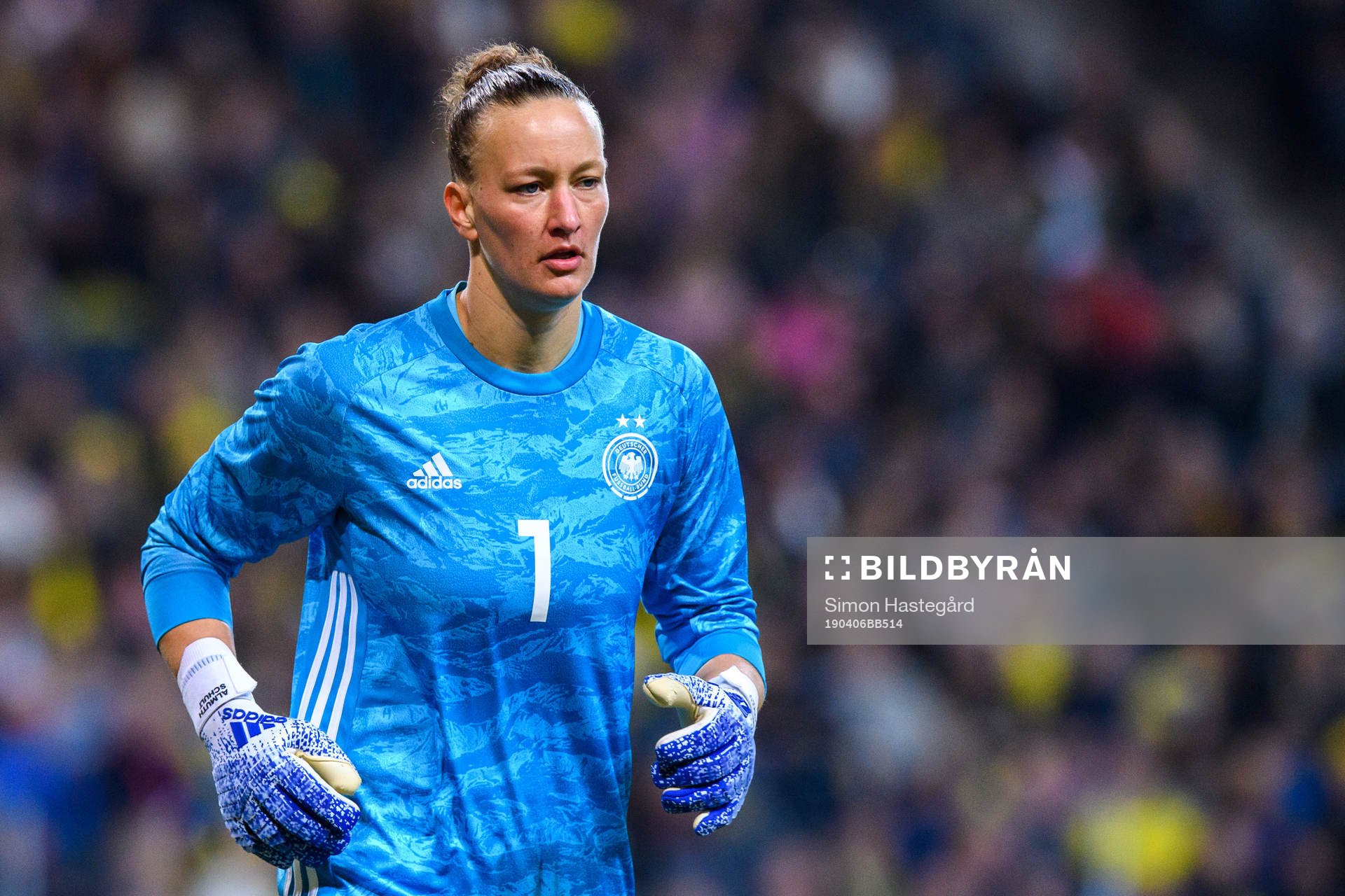 Goalkeeper Almuth Schult of Germany