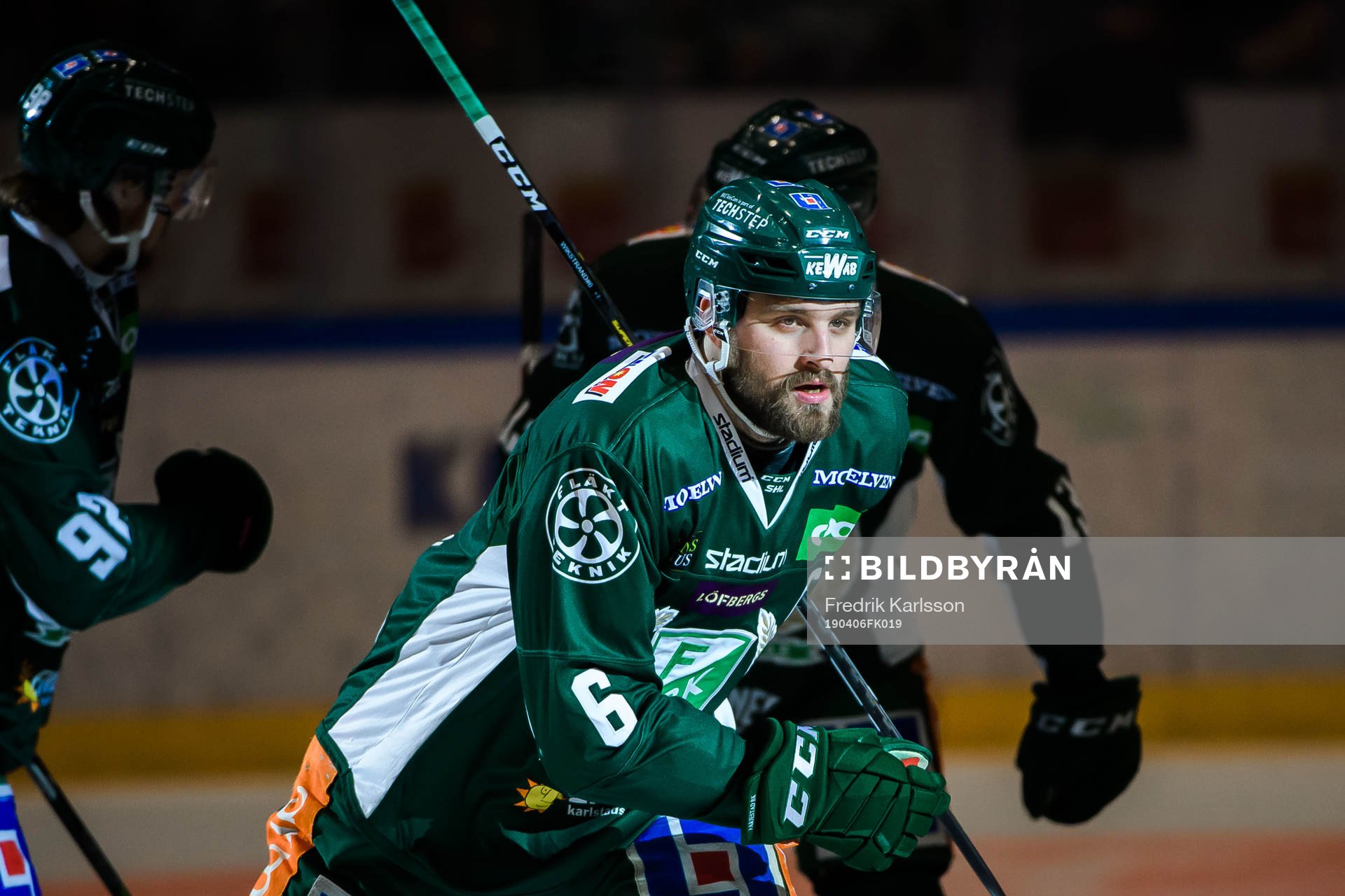 Färjestads Mikael Wikstrand jublar