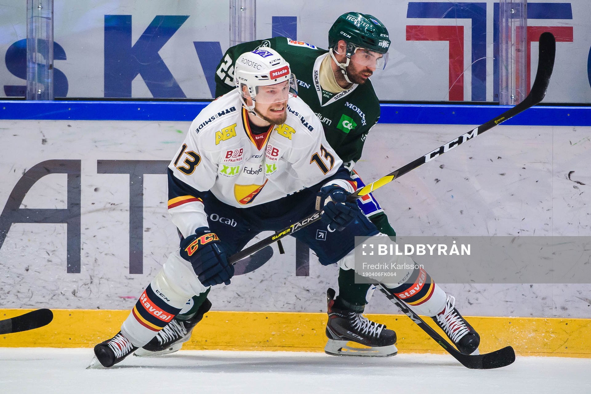 Djurgårdens Petteri Wirtanen och Färjestads Martin