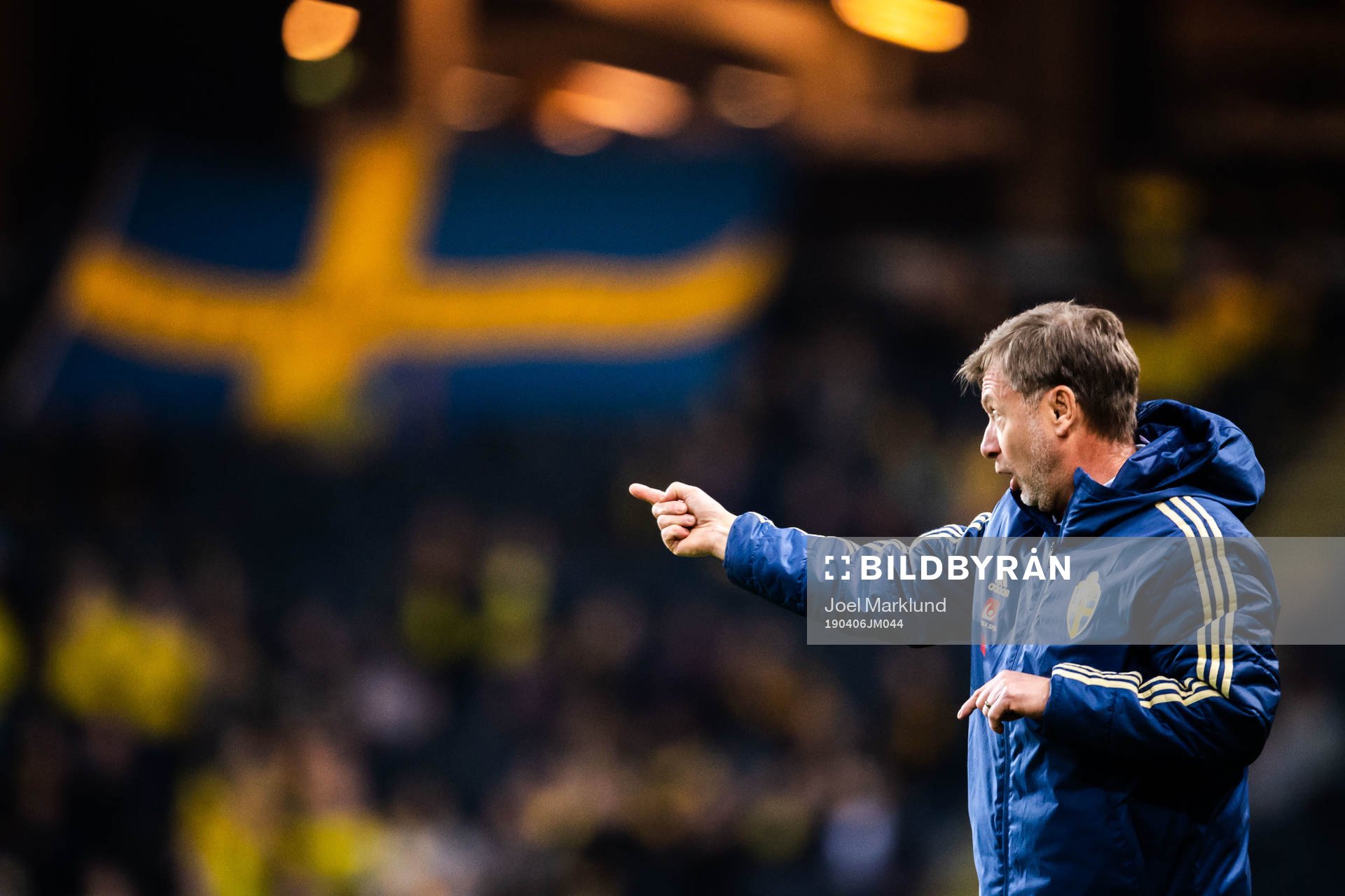 Peter Gerhardsson, head coach of Sweden