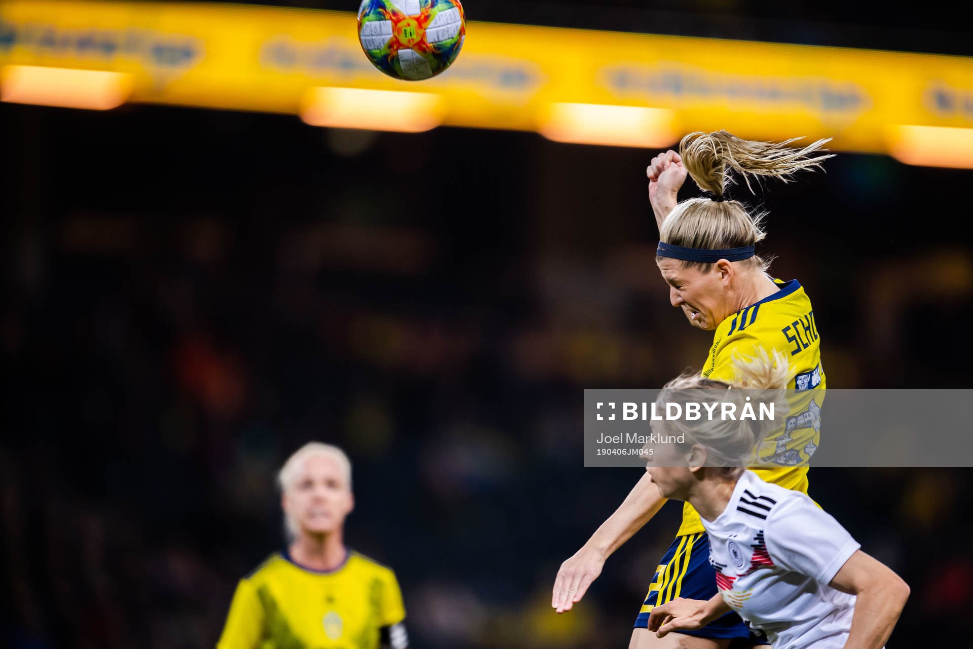 Kathrin Hendrich of Germany and Olivia Schough of Sweden