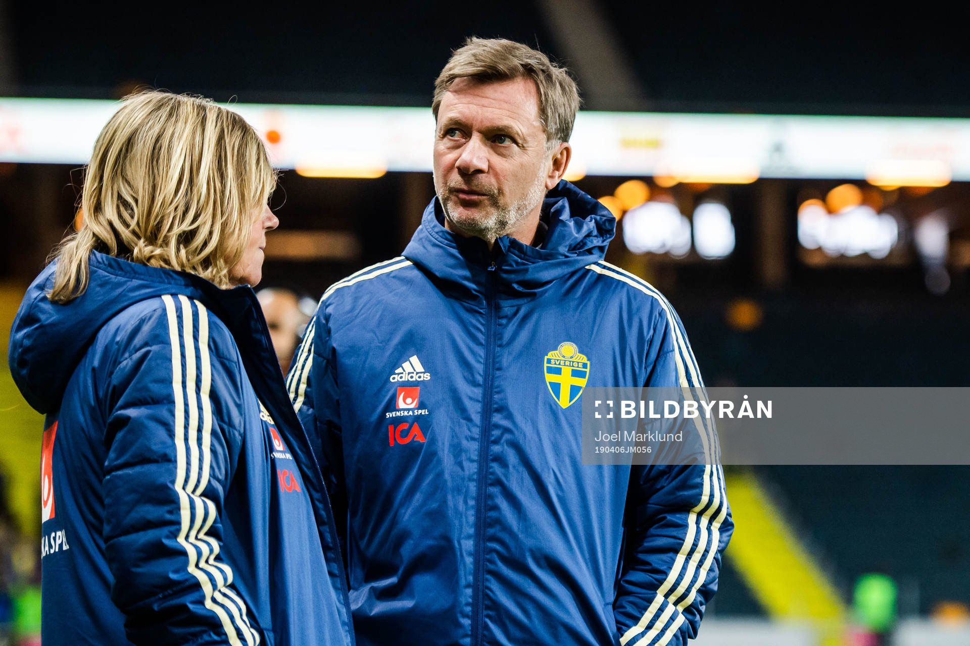 Peter Gerhardsson, head coach of Sweden