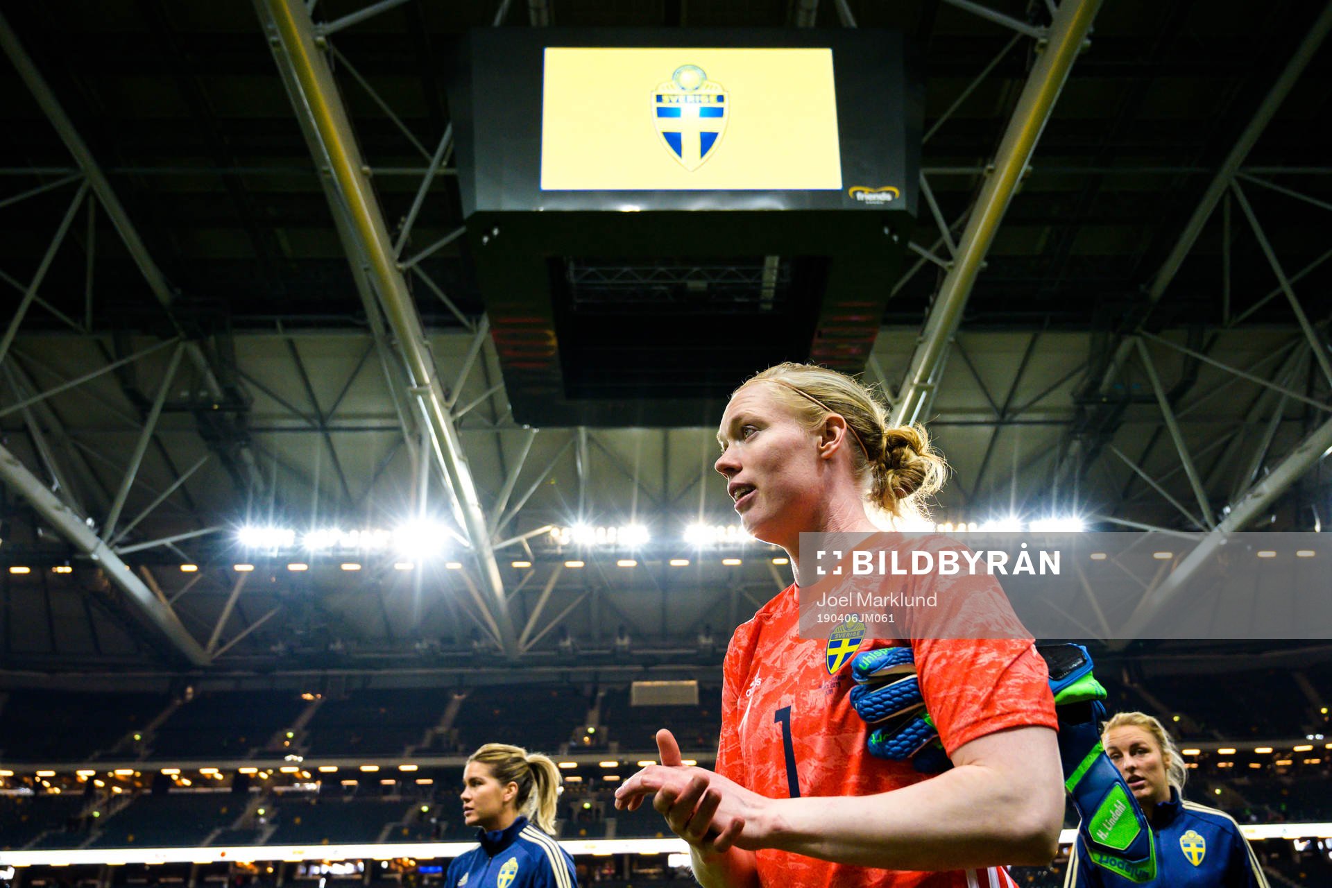 Goalkeeper Hedvig Lindahl of Sweden