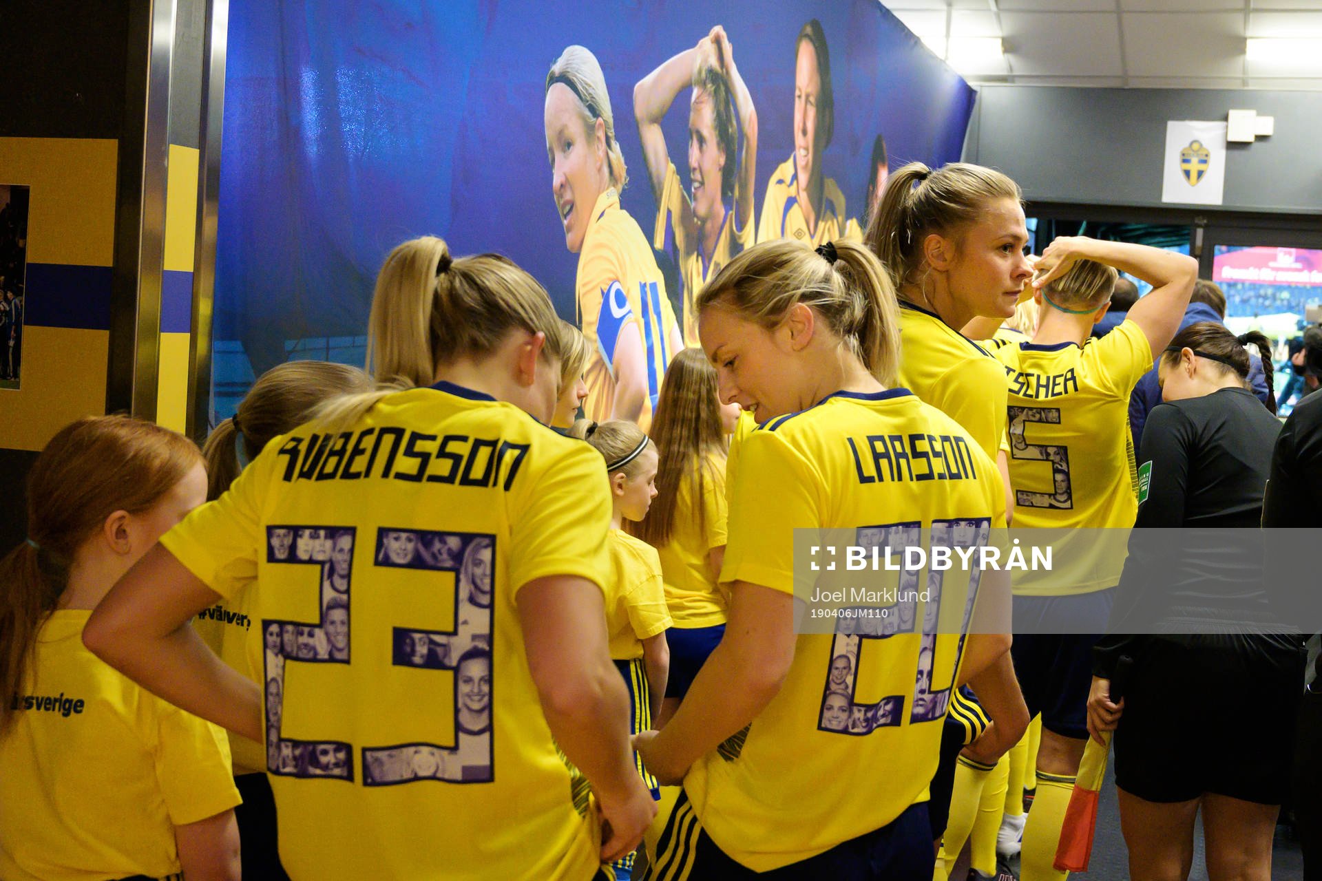 Elin Rubensson, Mimmi Larsson and Fridolina Rolfö of
