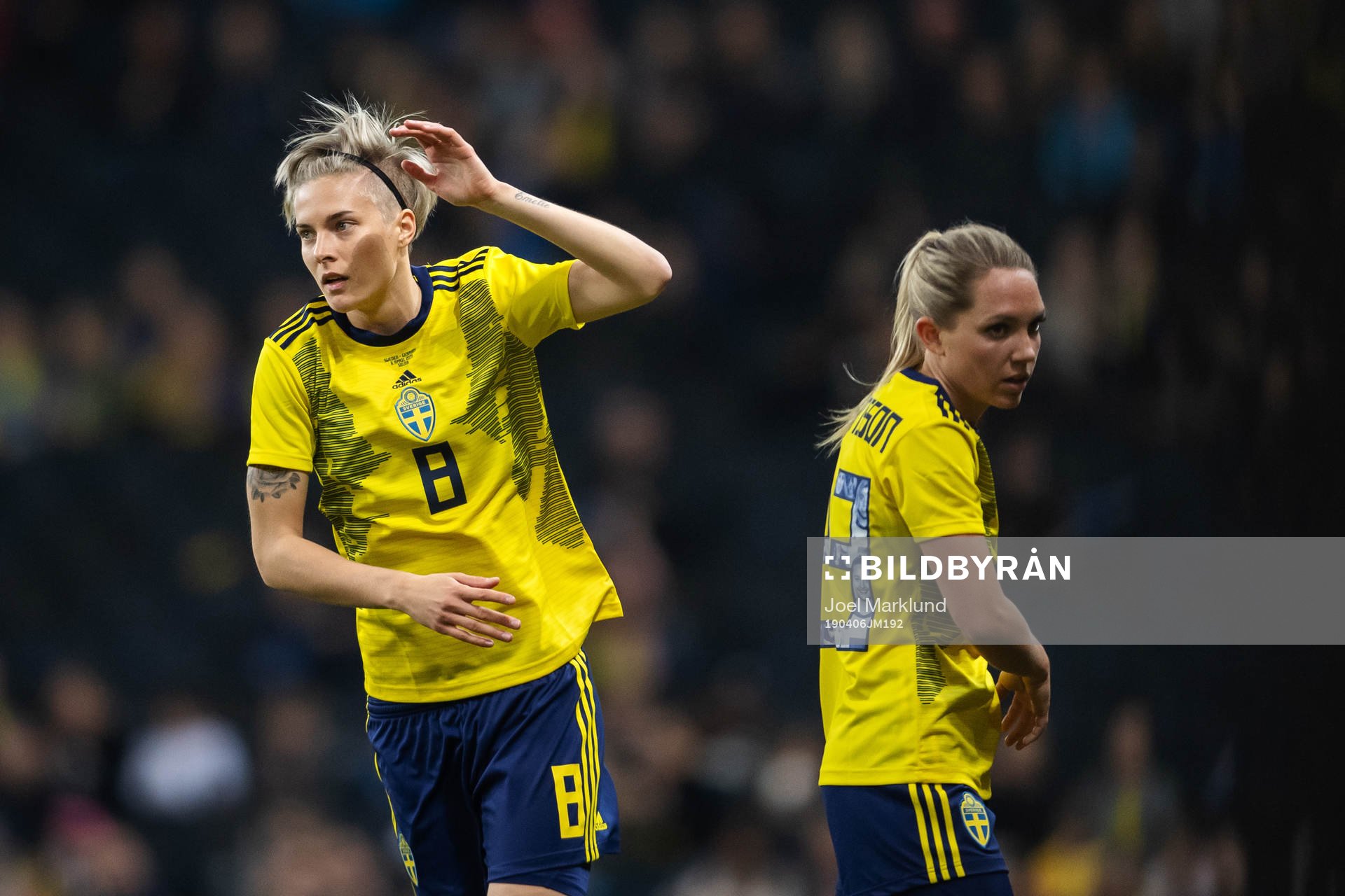 Lina Hurtig and Elin Rubensson of Sweden