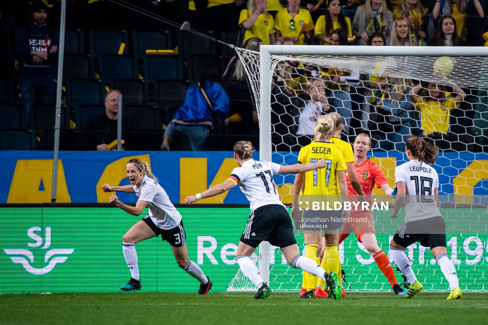Kathrin Hendrich of Germany celebrates