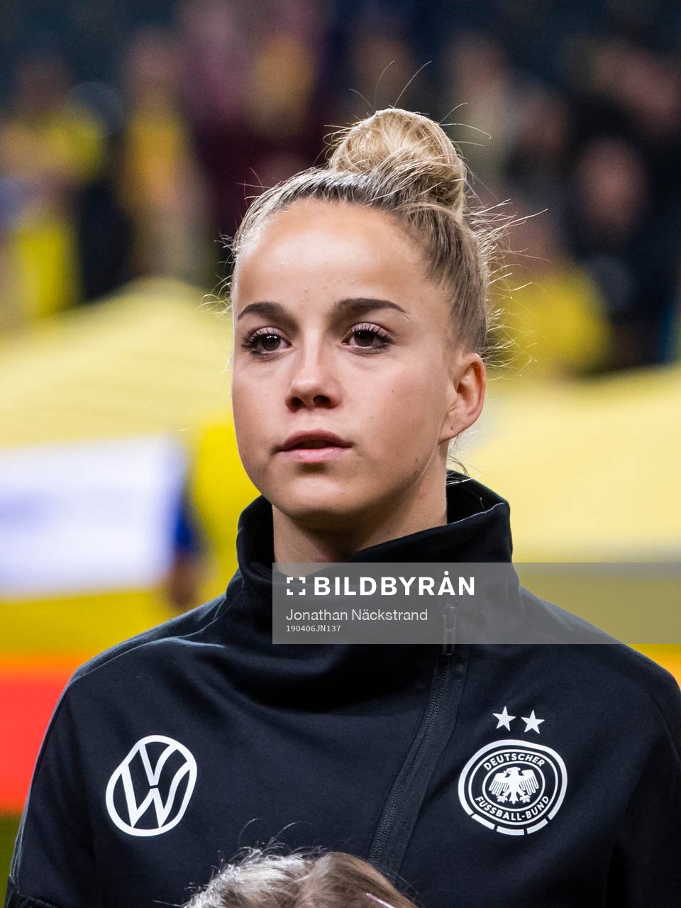 Giulia Gwinn of Germany prior to the women's international