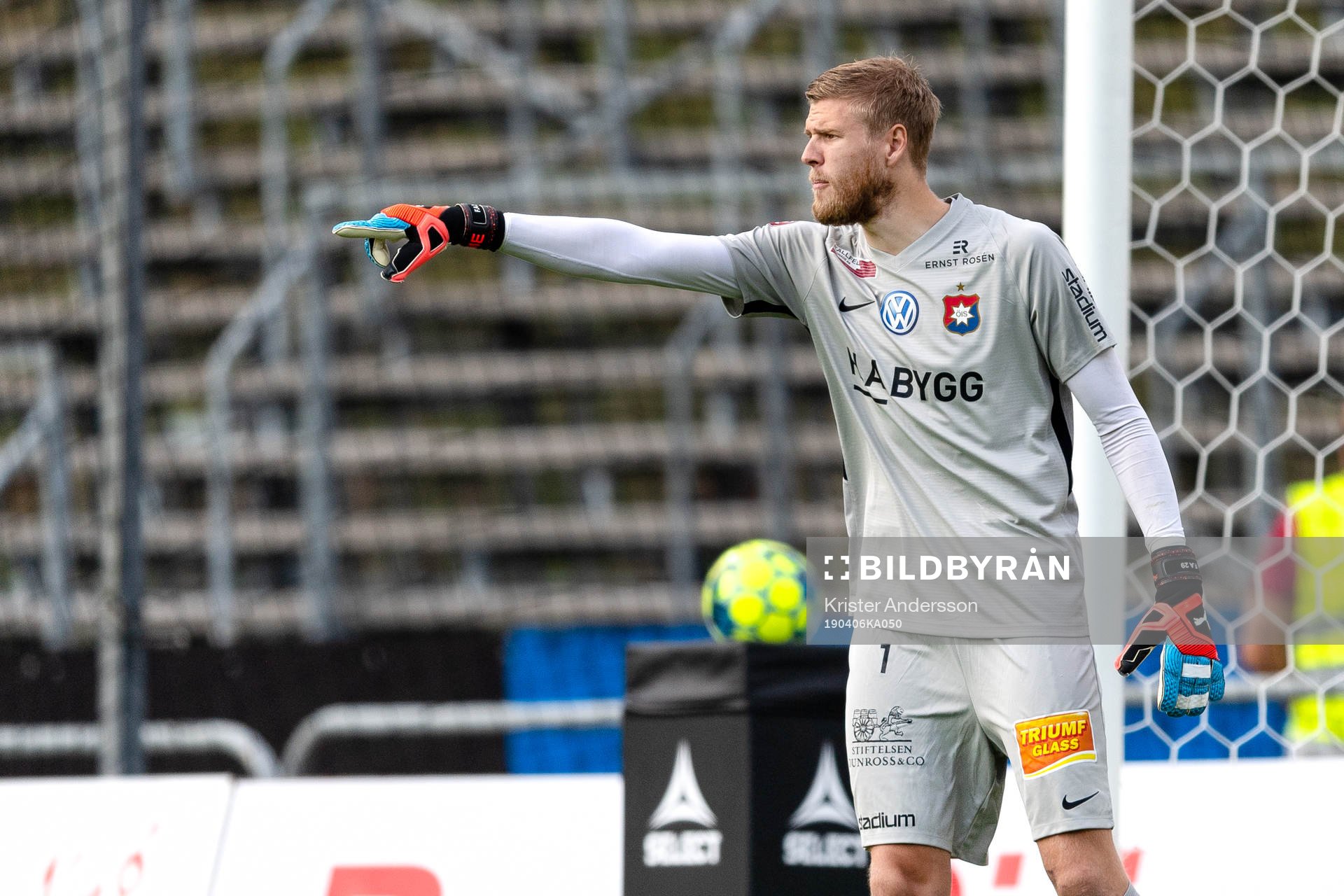 Örgrytes målvakt Fredrik Andersson