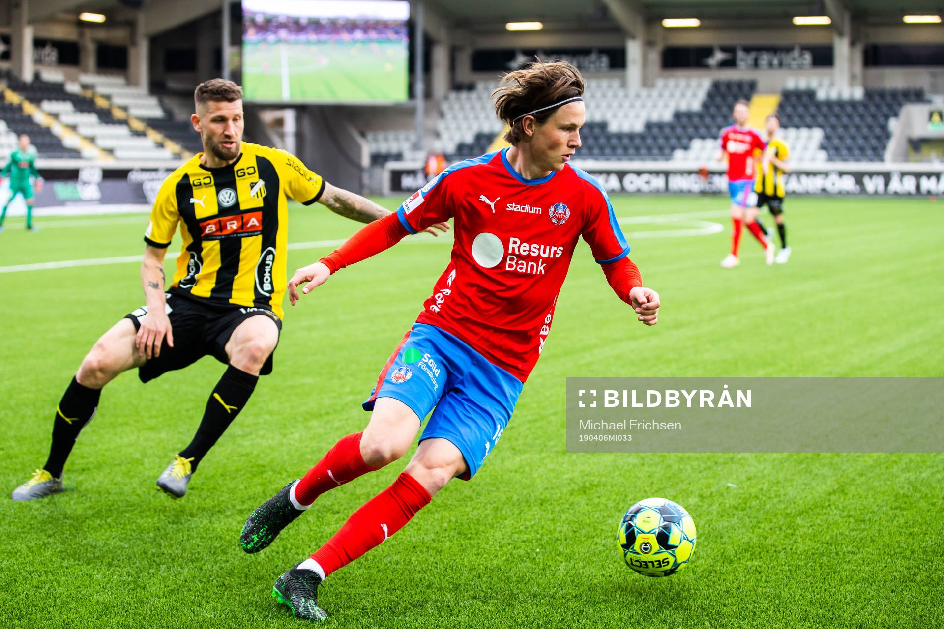 Helsingborgs Max Svensson och Häckens Joona Toivo
