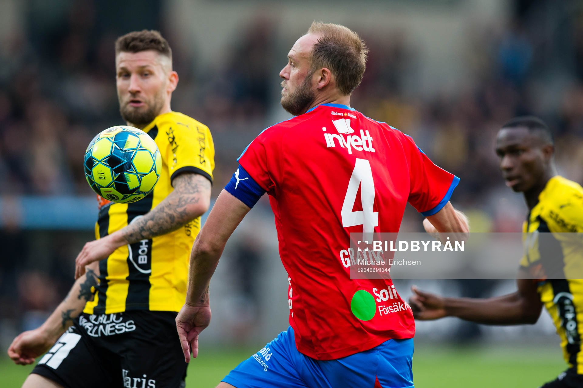 Häckens Joona Toivo och Helsingborgs Andreas Granqvist