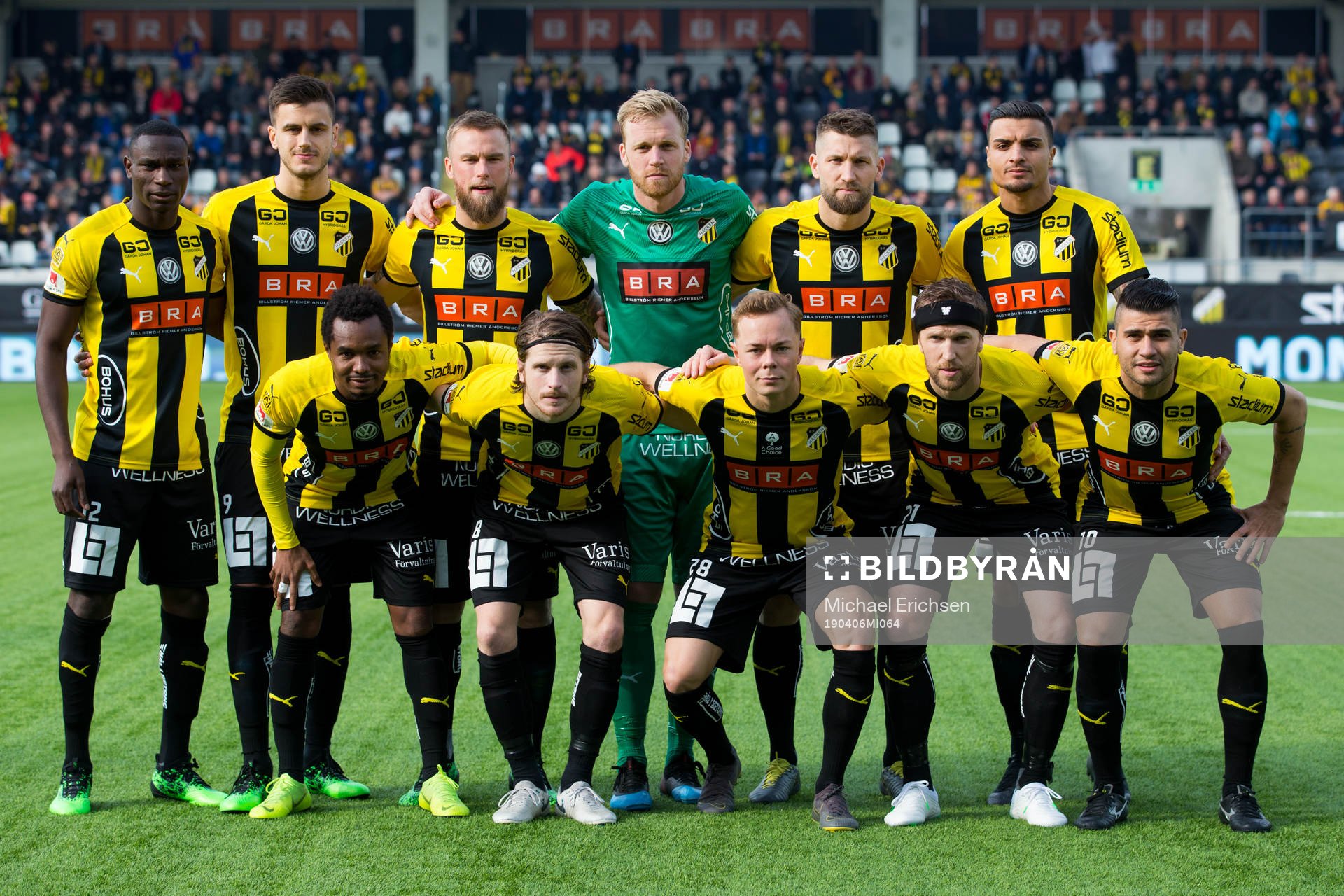Häckens startelva uppe fr.v. Elohor Ekpolo, Alexander