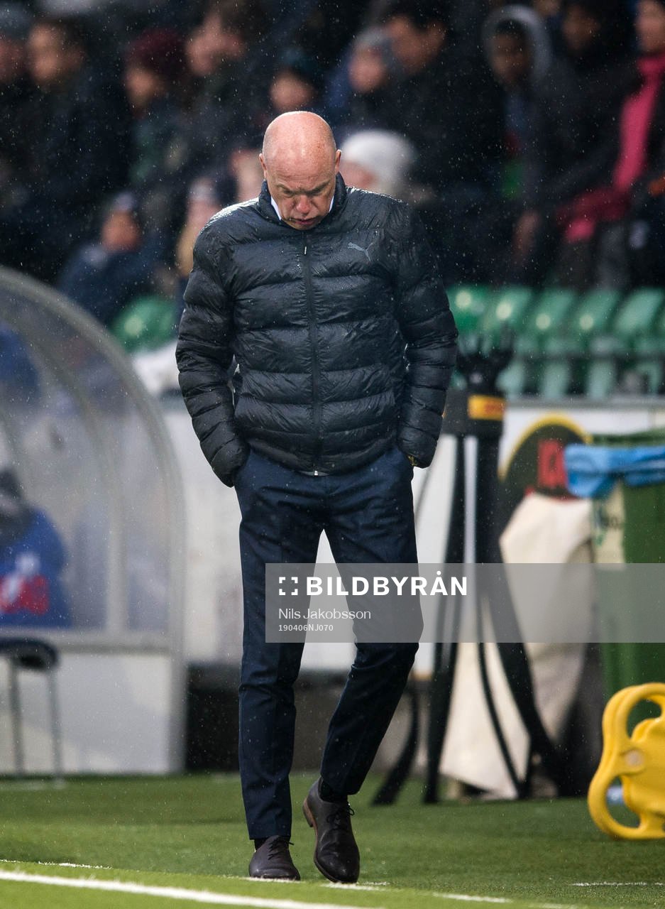 Malmö FFs tränare Uwe Rösler deppar