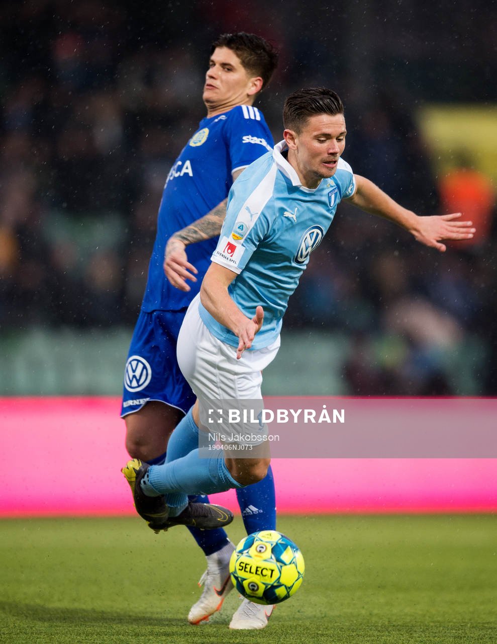 Sundsvalls David Batanero och Malmö FFs Marcus Antonsson