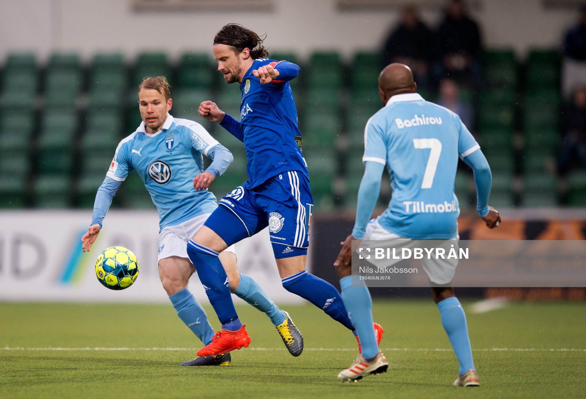 Malmö FFs Oscar Lewicki, Fouad Bachirou och Sundsvalls