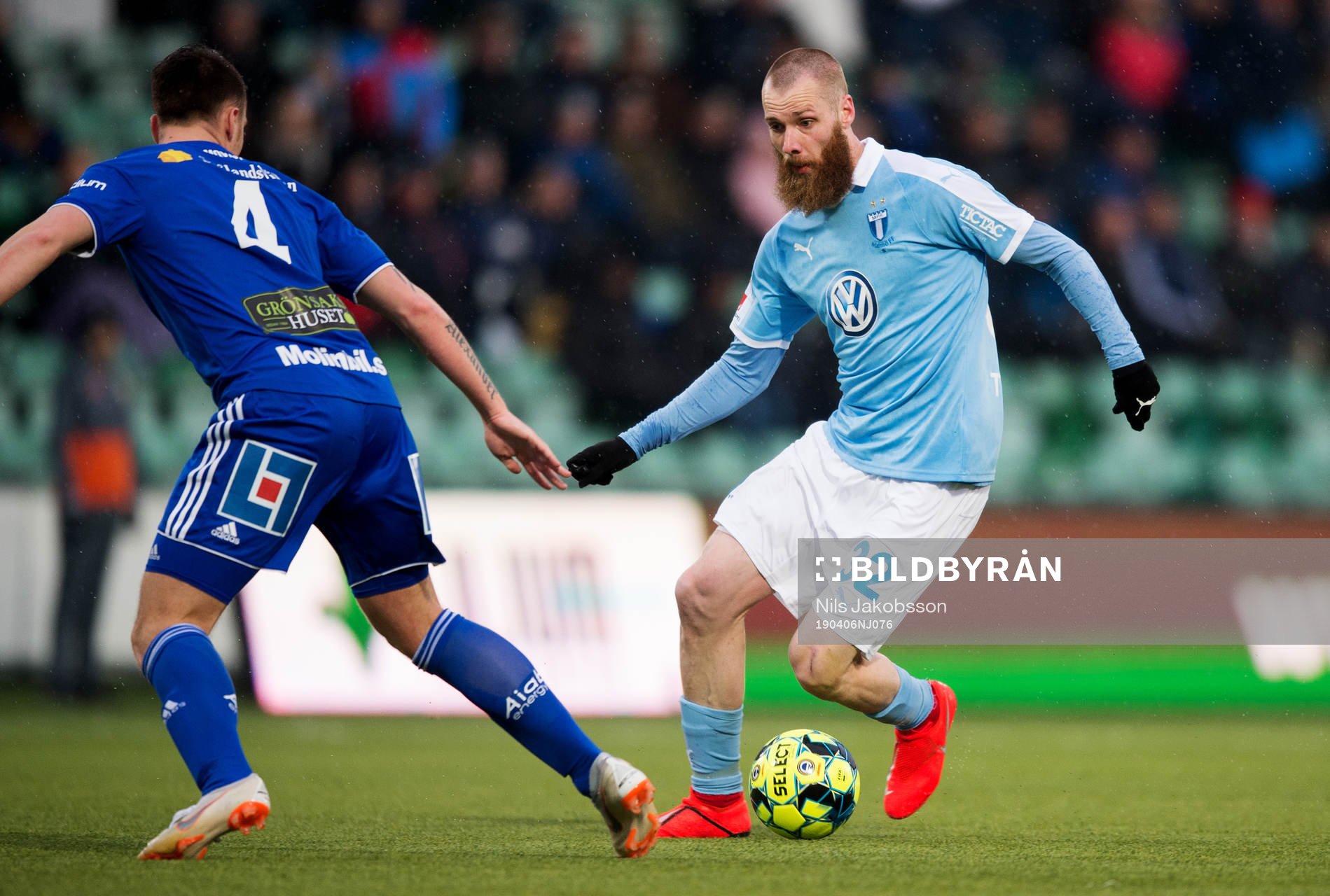 Sundsvalls Alexander Blomqvist och Malmö FFs Jo Inge Berget