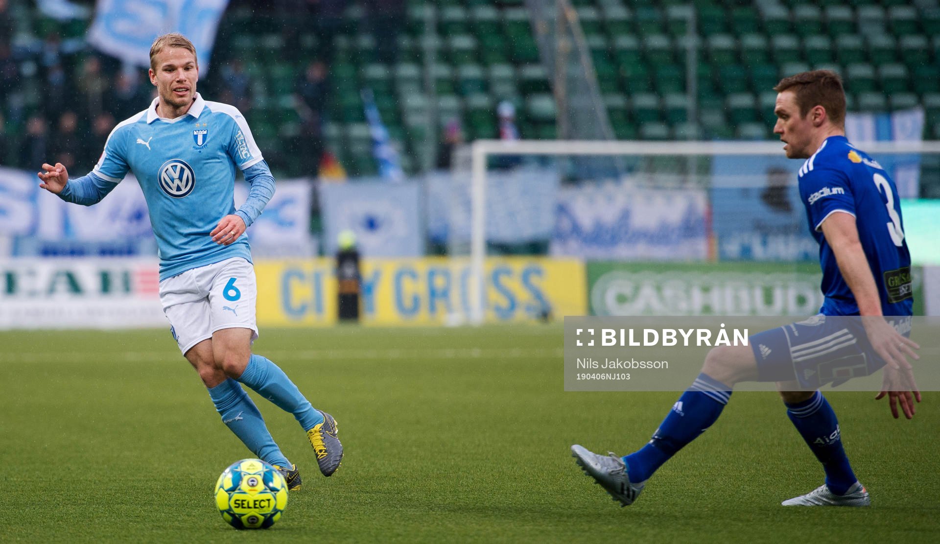 Malmö FFs Oscar Lewicki och Sundsvalls David Myrestam